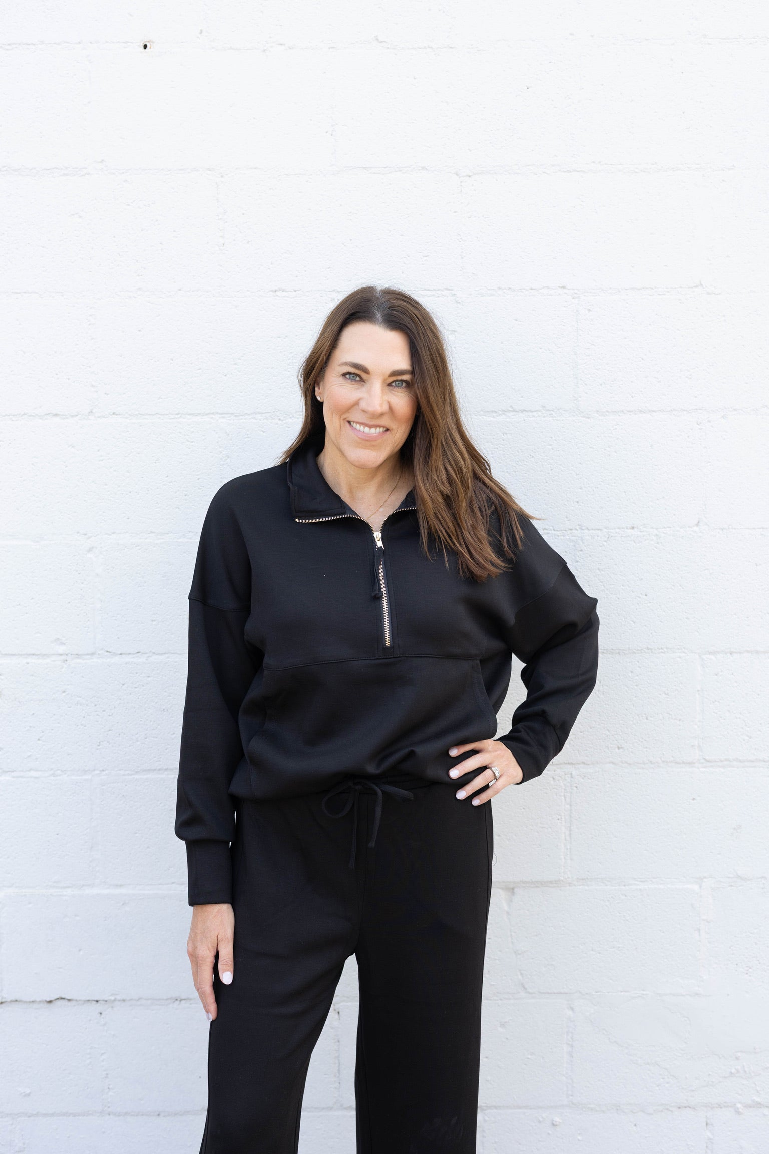 Black Butter Quarter Zip