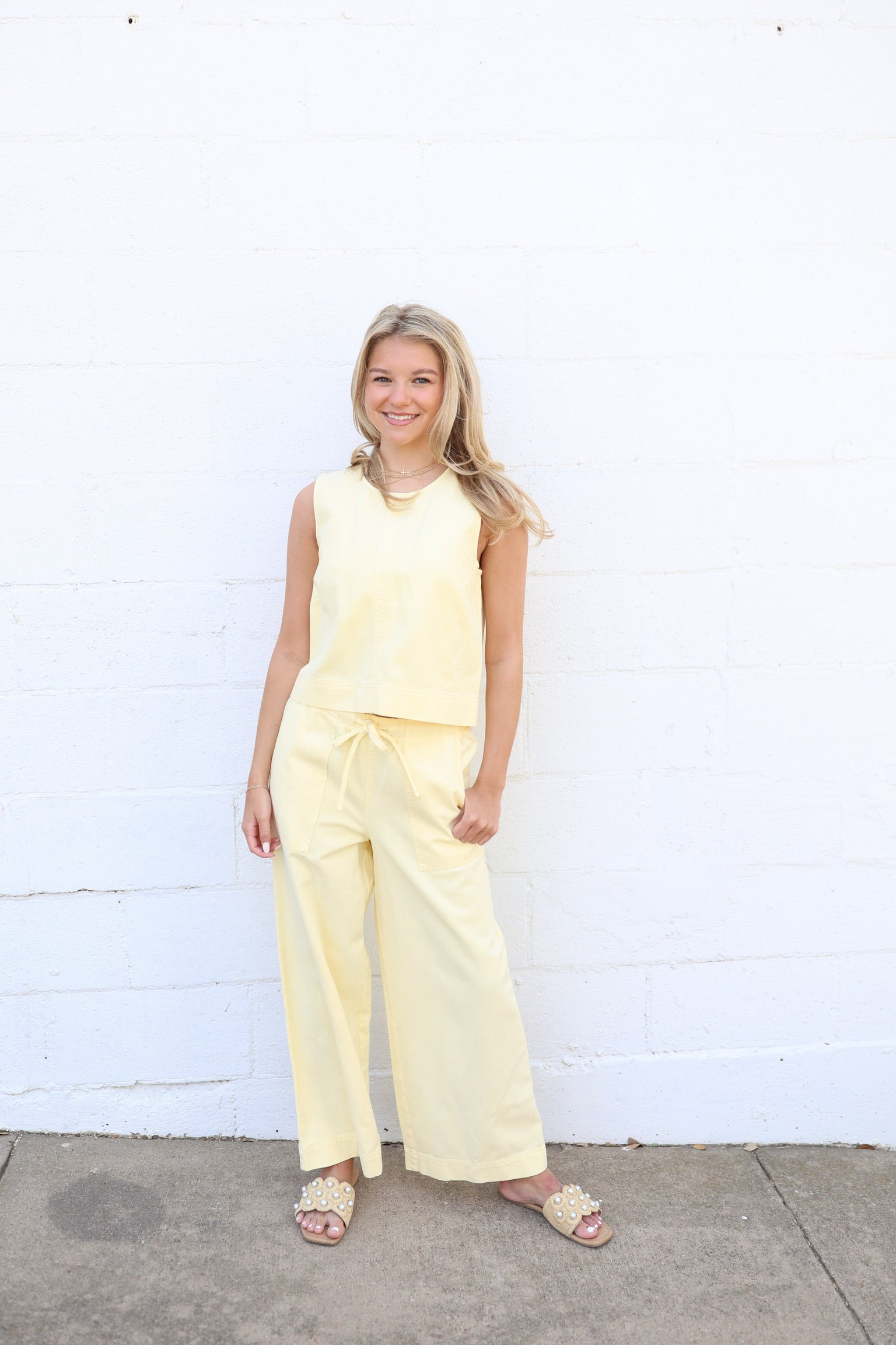 Yellow Daycation Pant