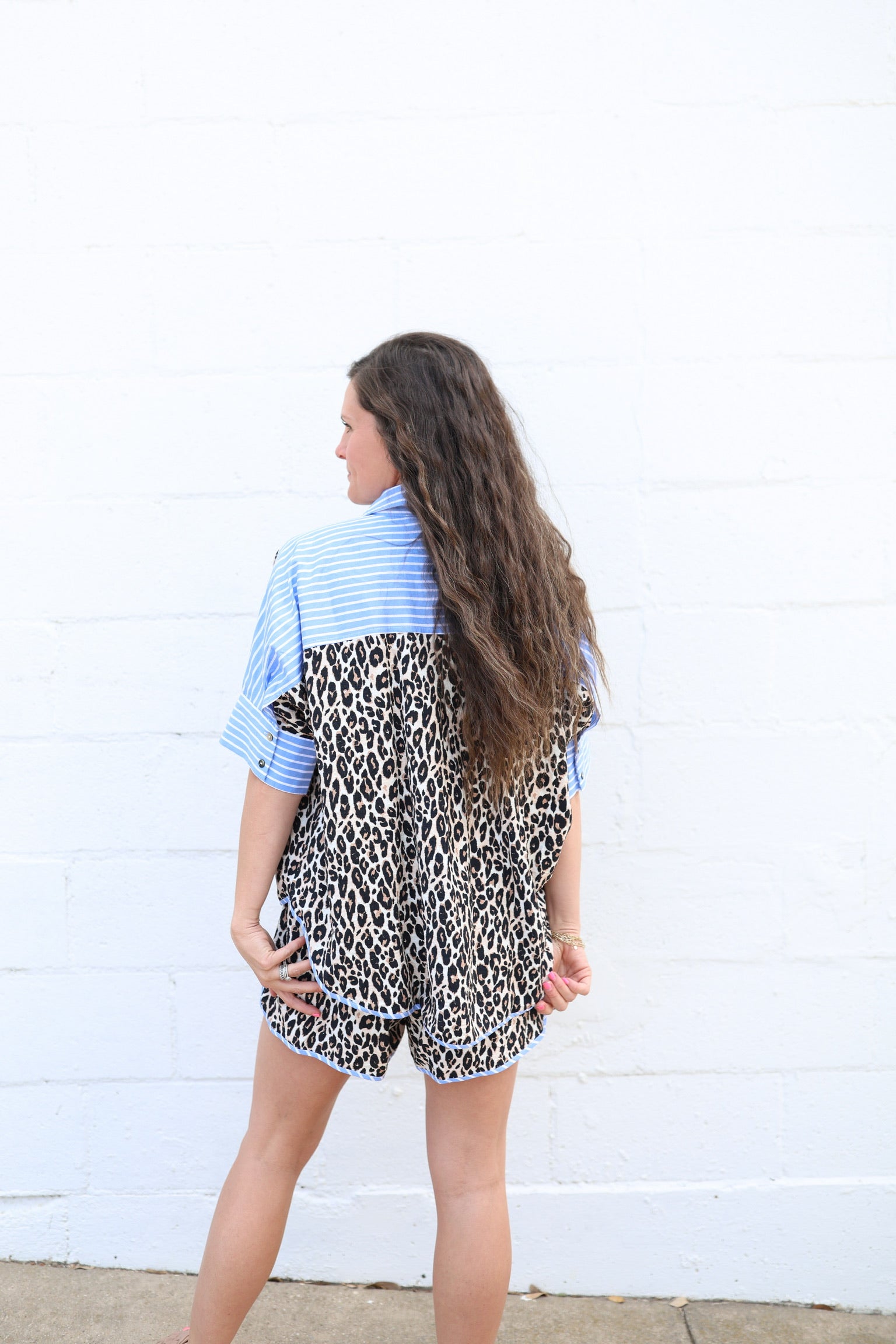 Lucy Leopard Shorts