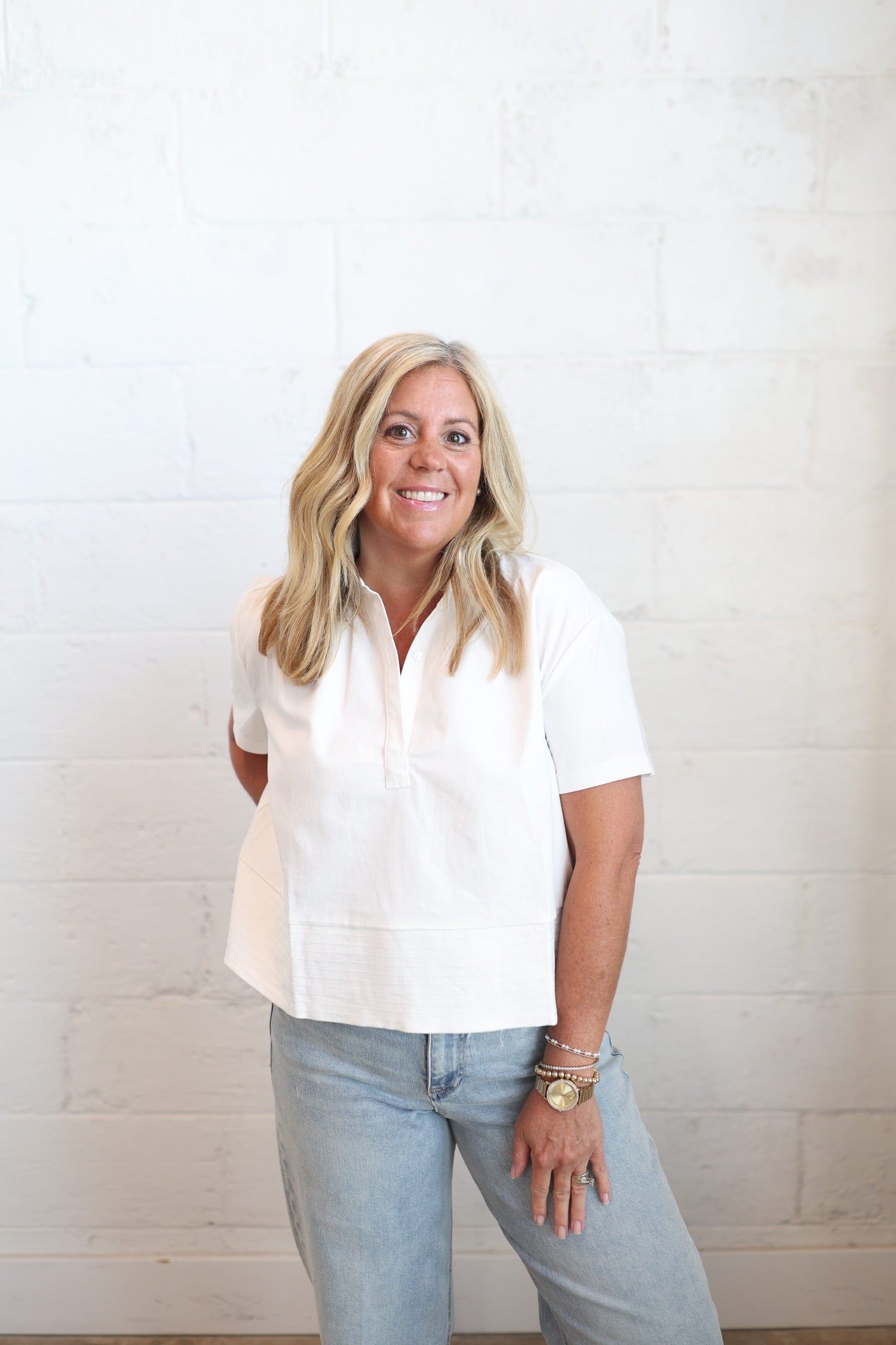 Ingrid Ivory Blouse