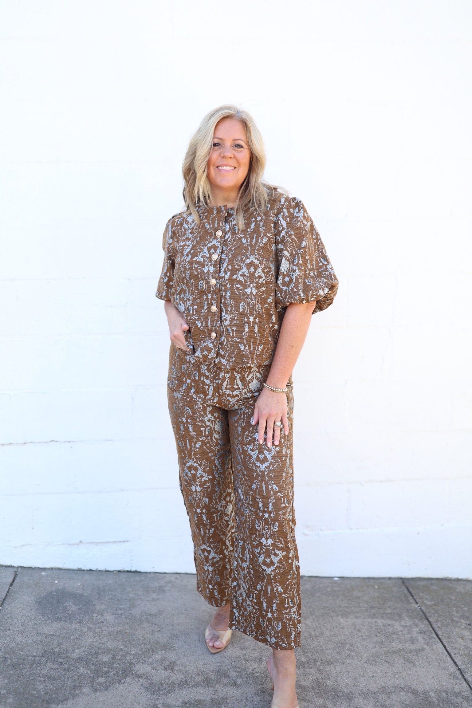 Julie Jacquard Pants