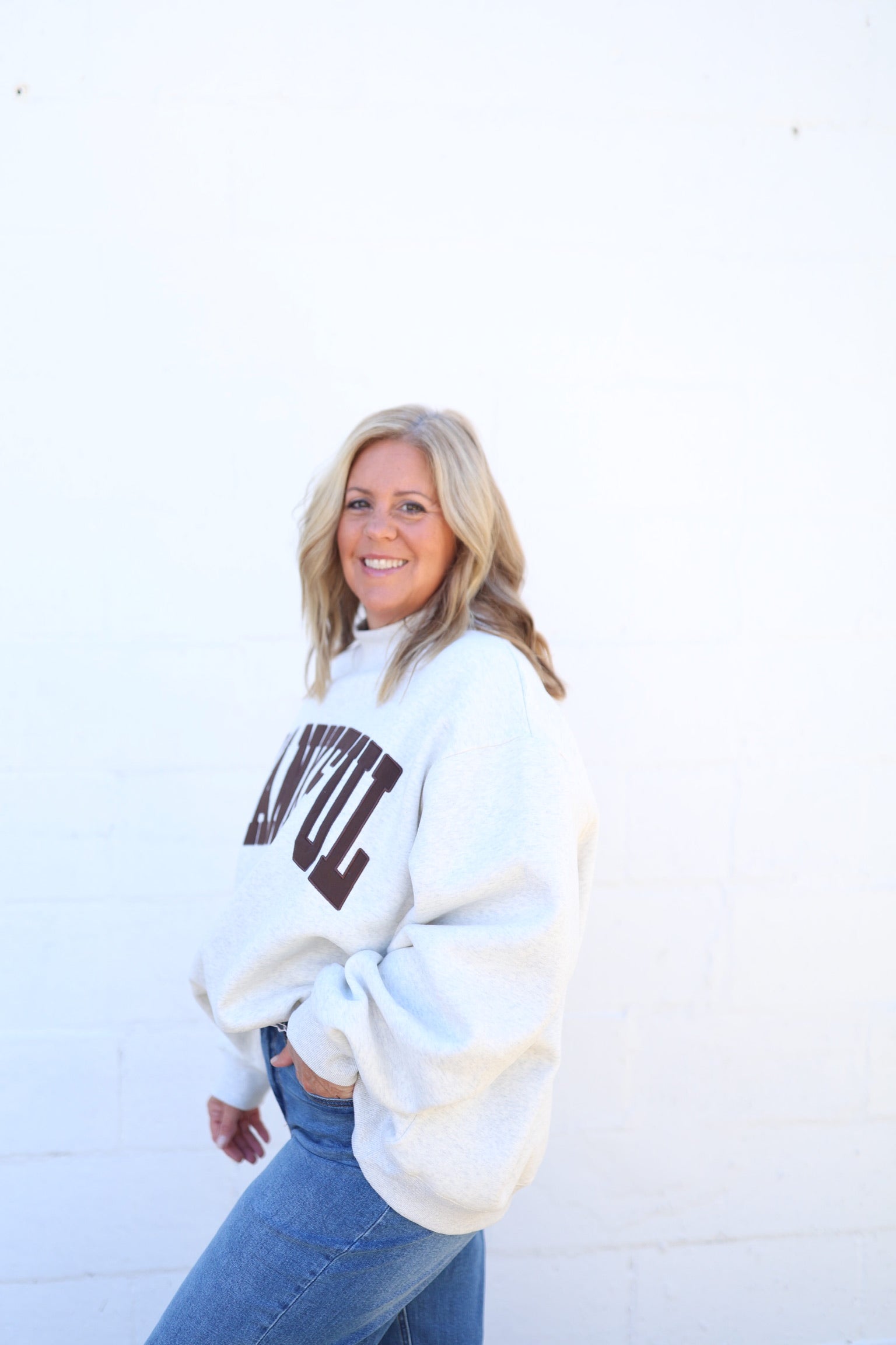 Thankful Mock Neck Sweatshirt