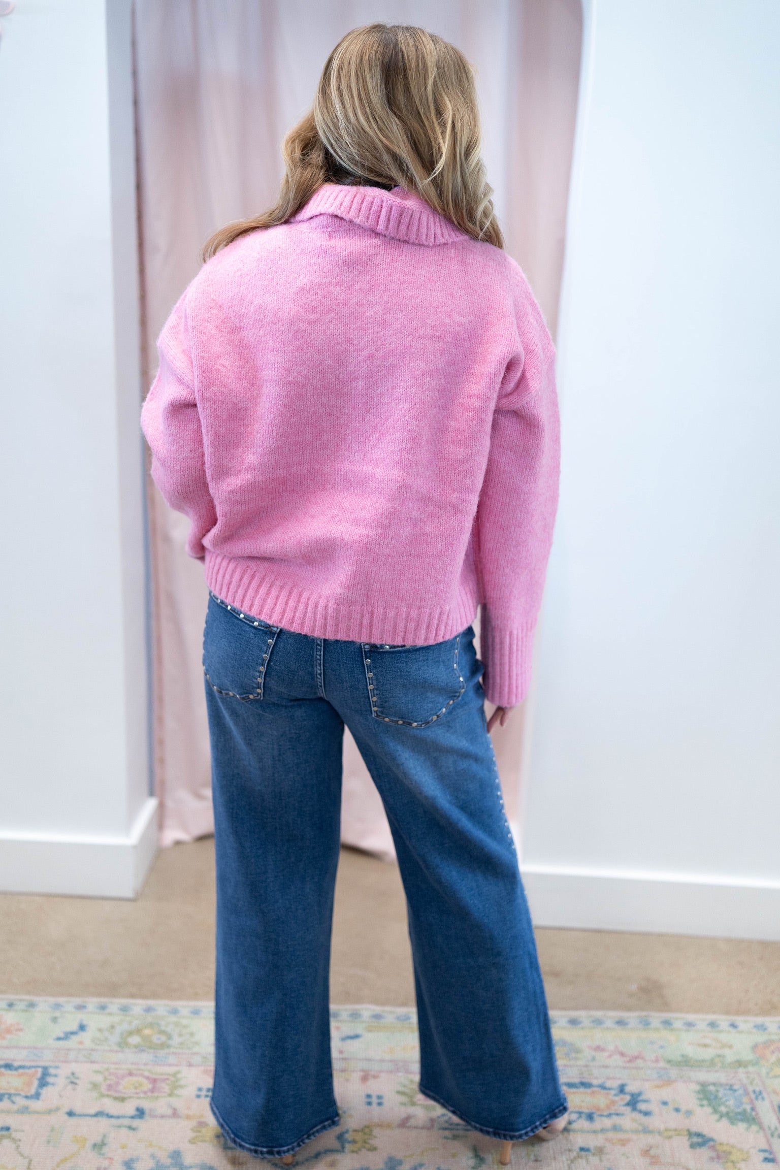 Evangeline Pink Sweater