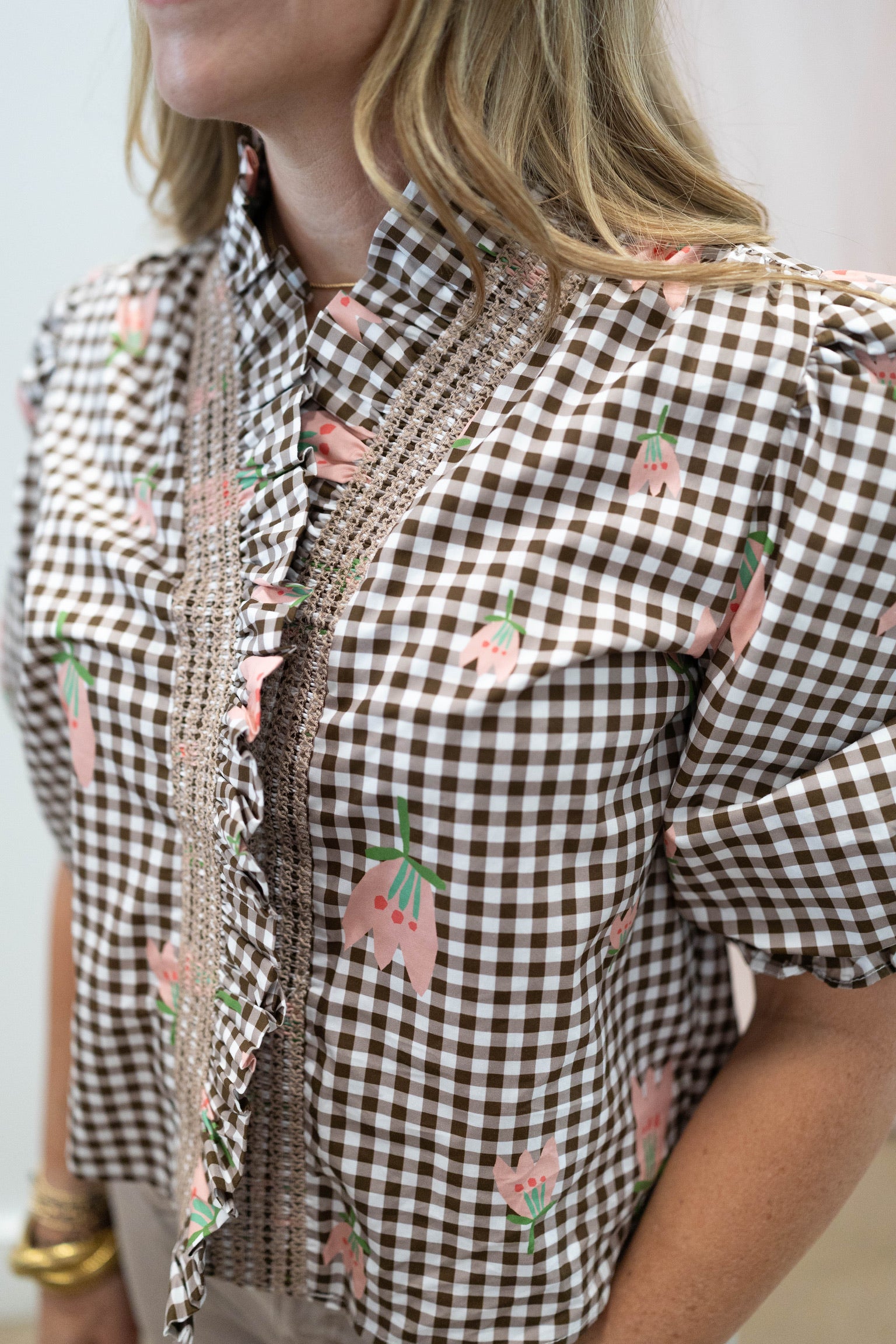 Tulip Poppy Poplin Top