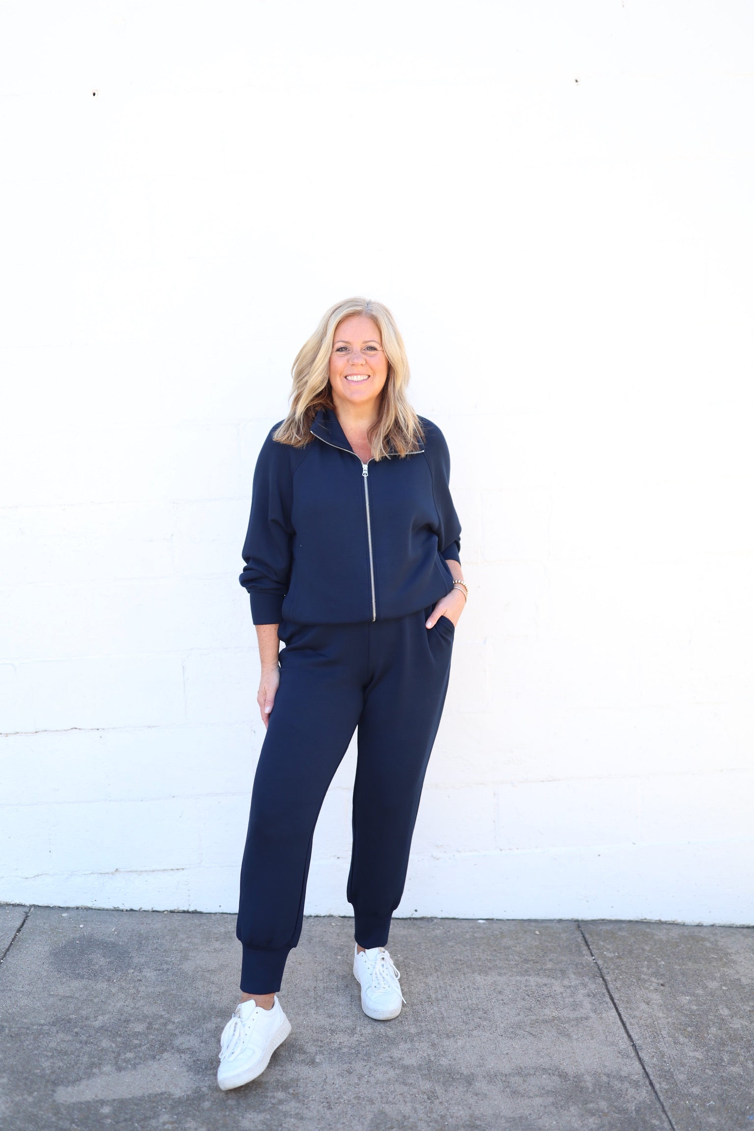 Navy Tyde Full Zip