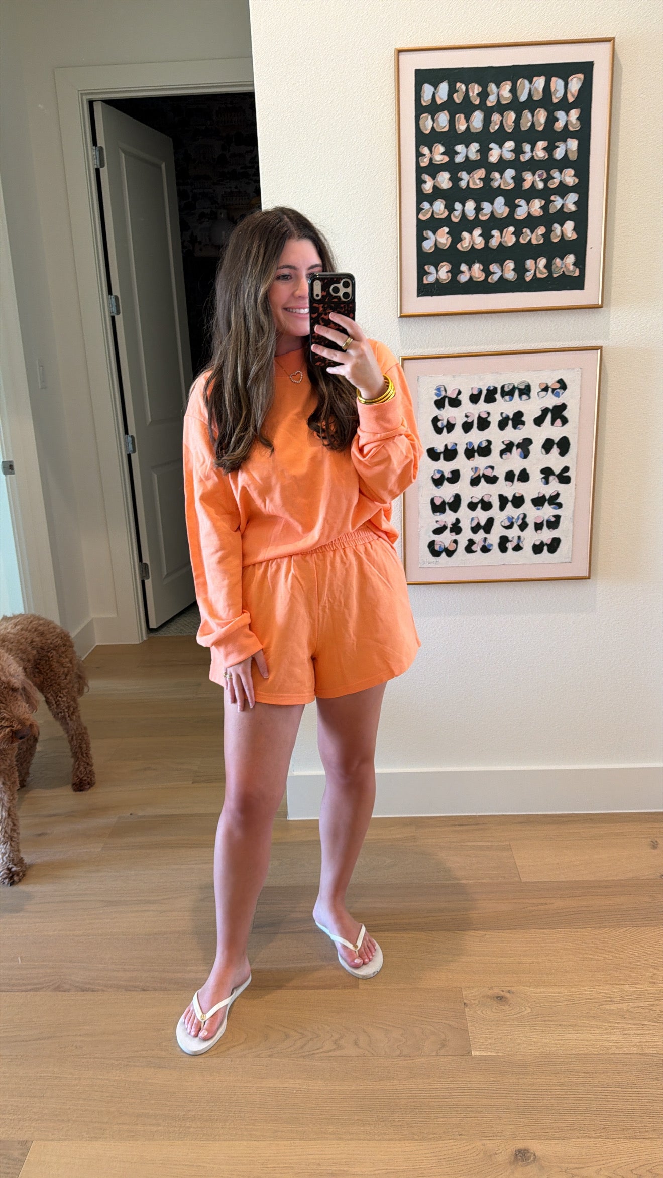 Orange Sweatshirt