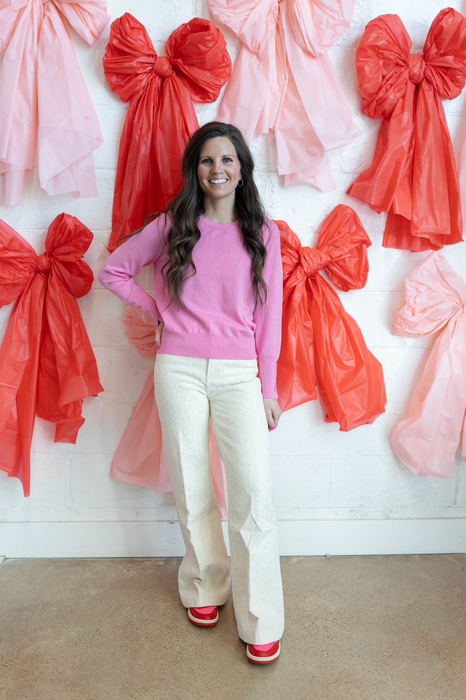 Fiona Lace Wide Leg Jeans