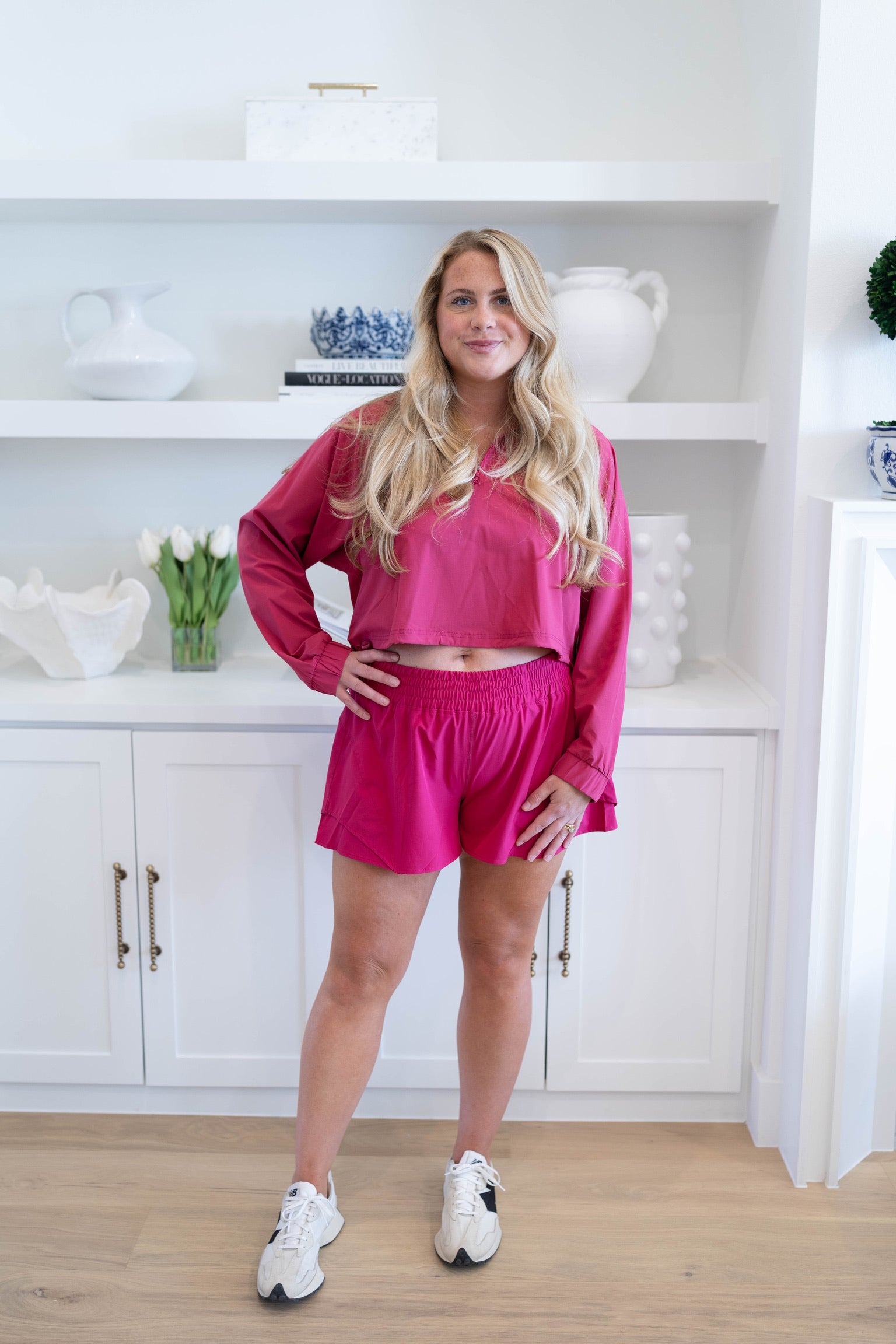 Plum Breeze Flutter Short