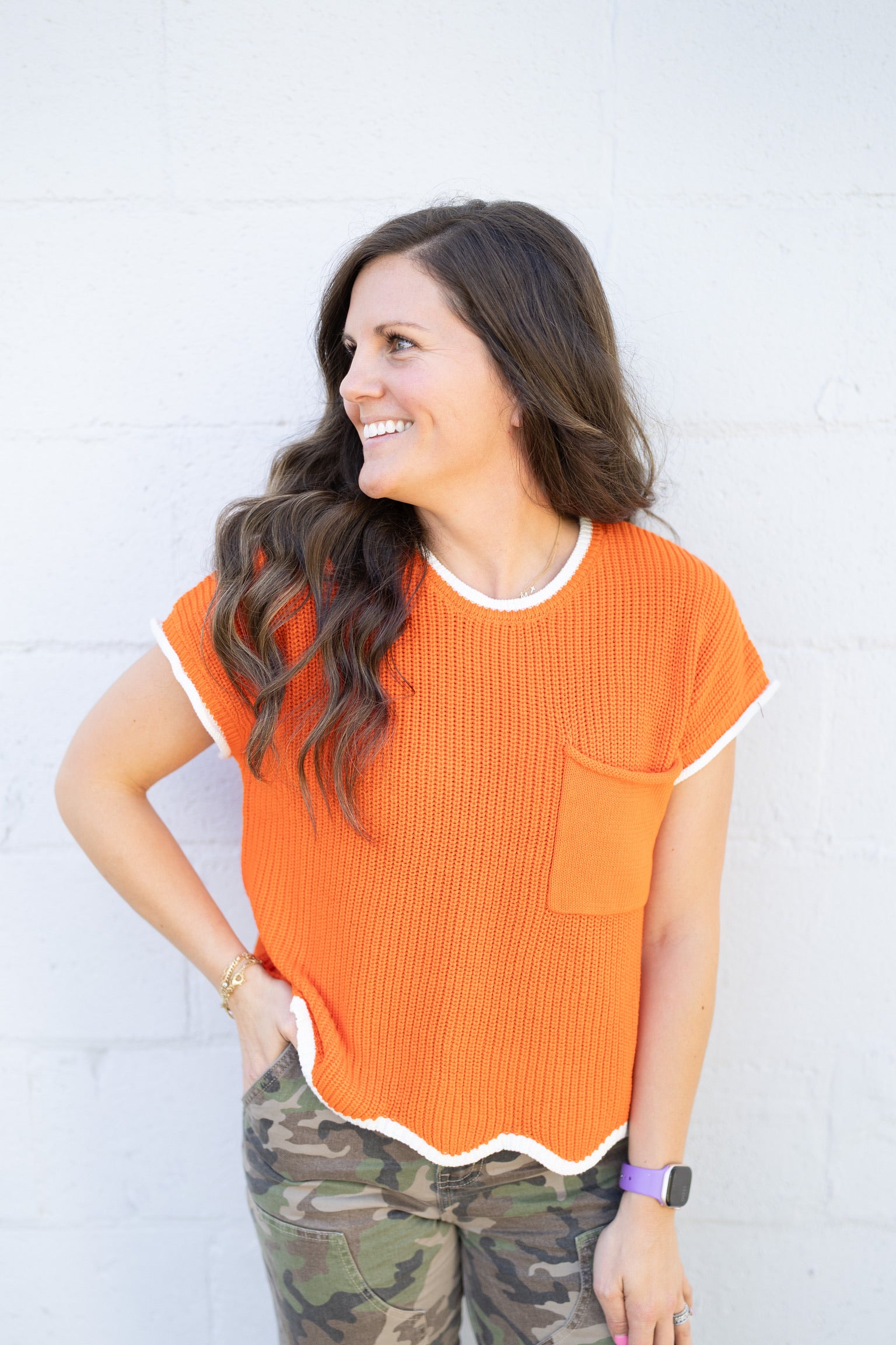 Orange Bearcat Sweater