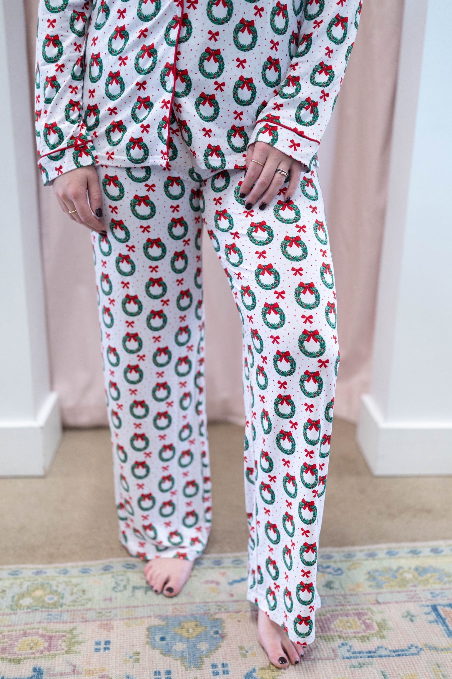 Wreath Pajama Pants