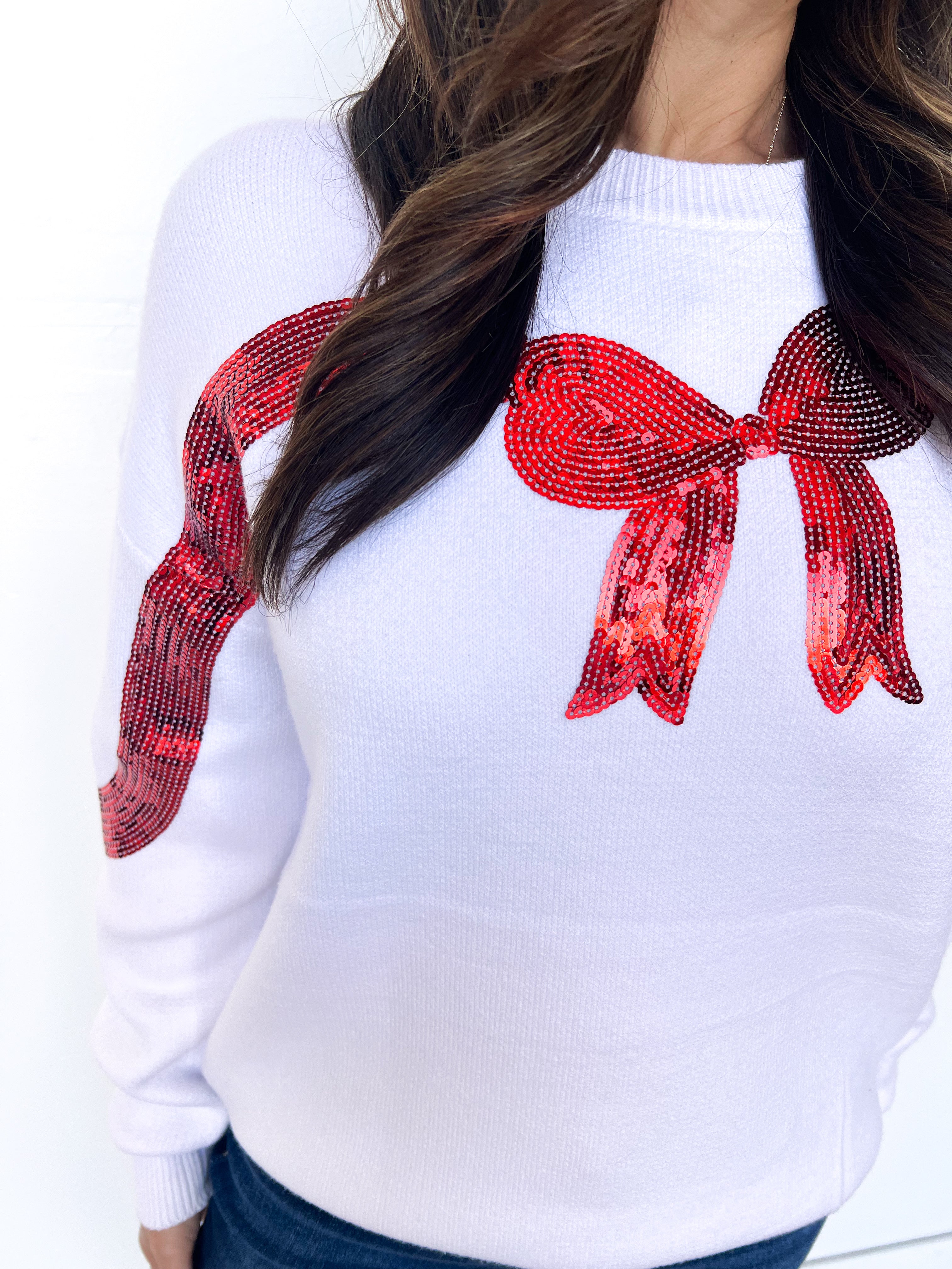 Christmas Bow Sweater