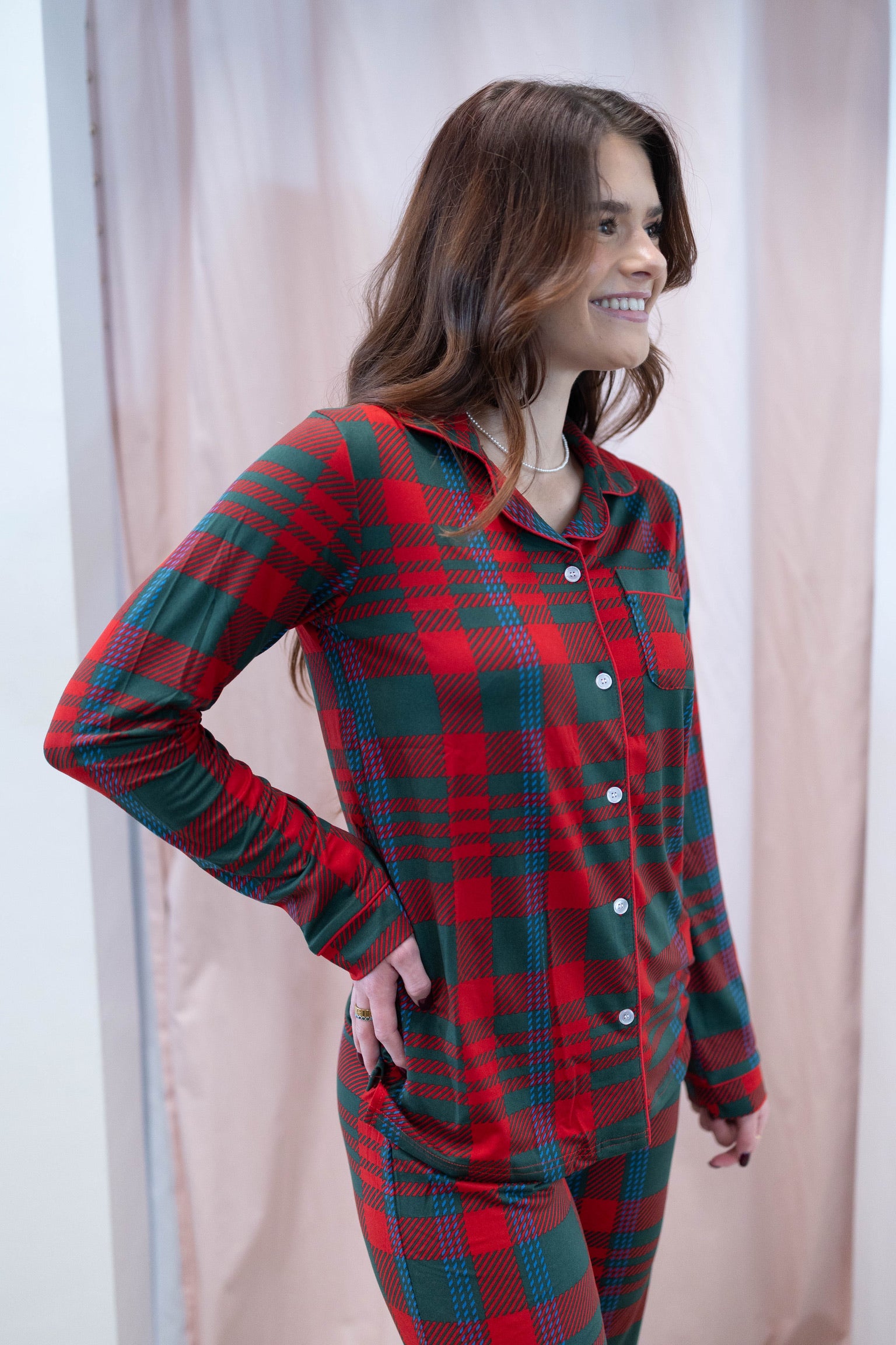 Telluride Plaid Pajama Top