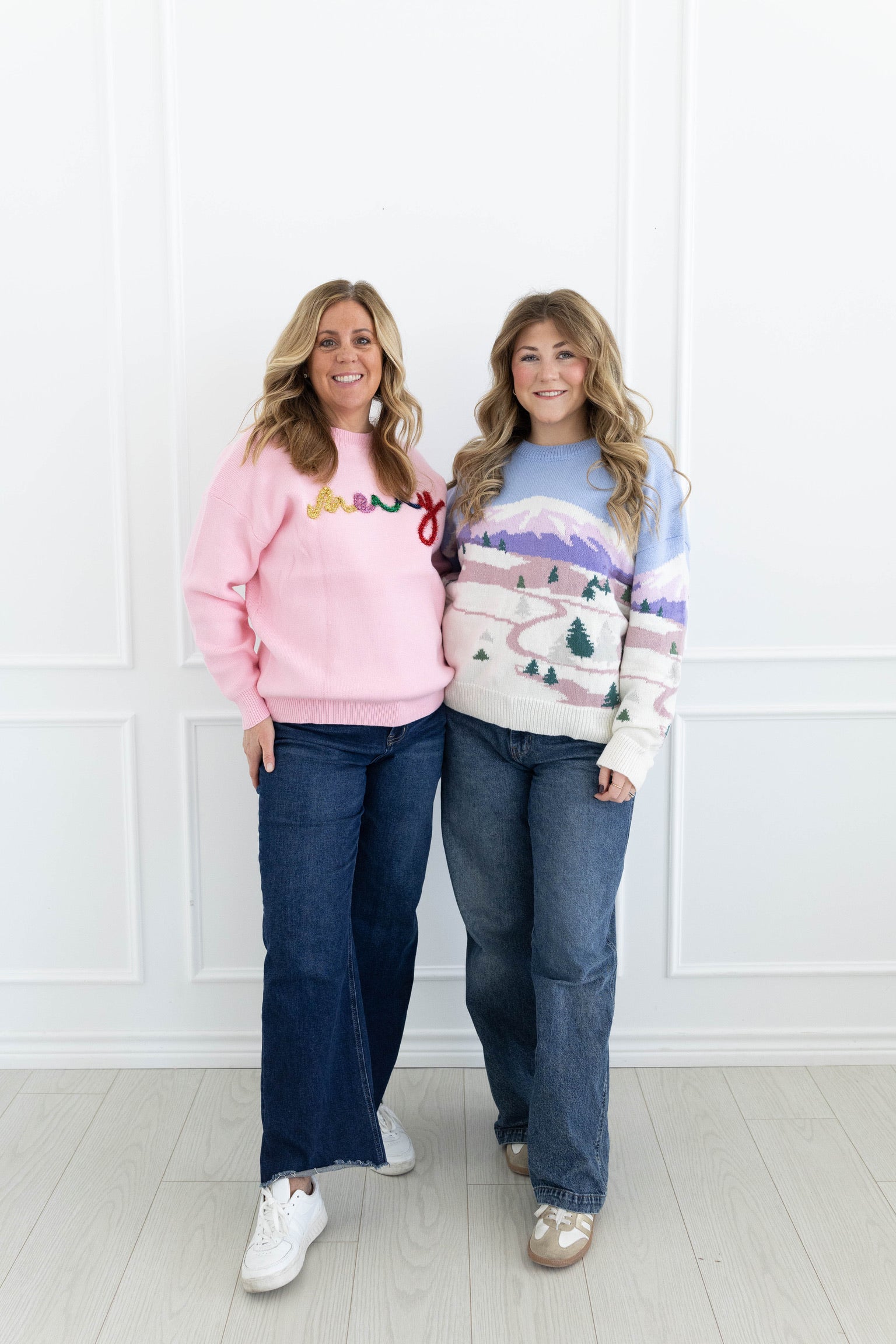 Snow Mountain Graphic Sweater