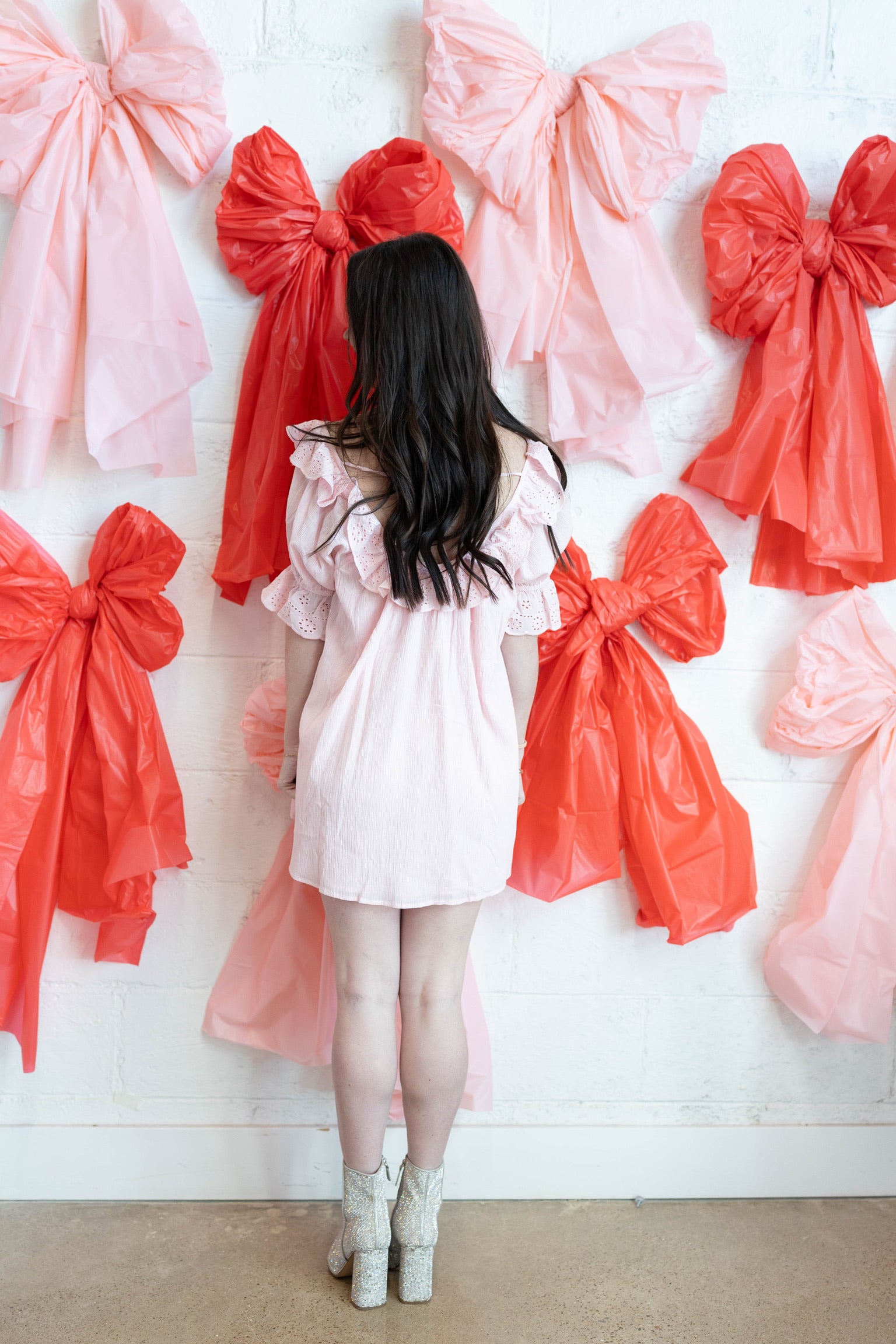 Pink Eyelet Toulouse Dress