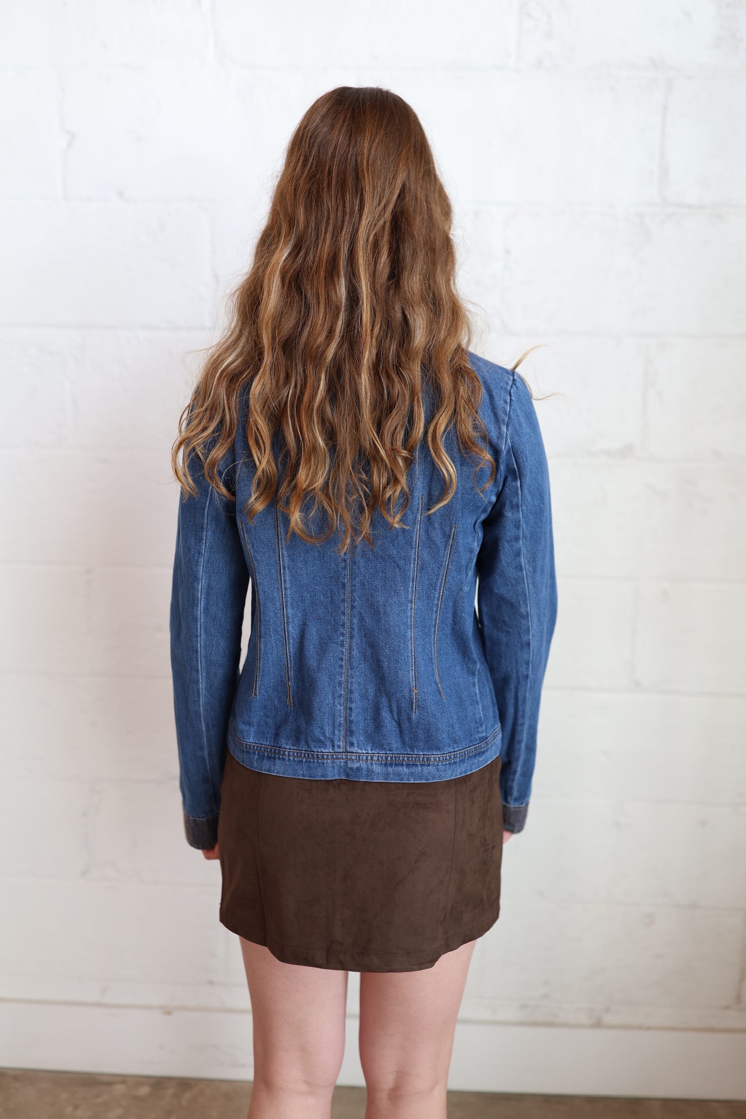 Dolly Denim Grommet Jacket