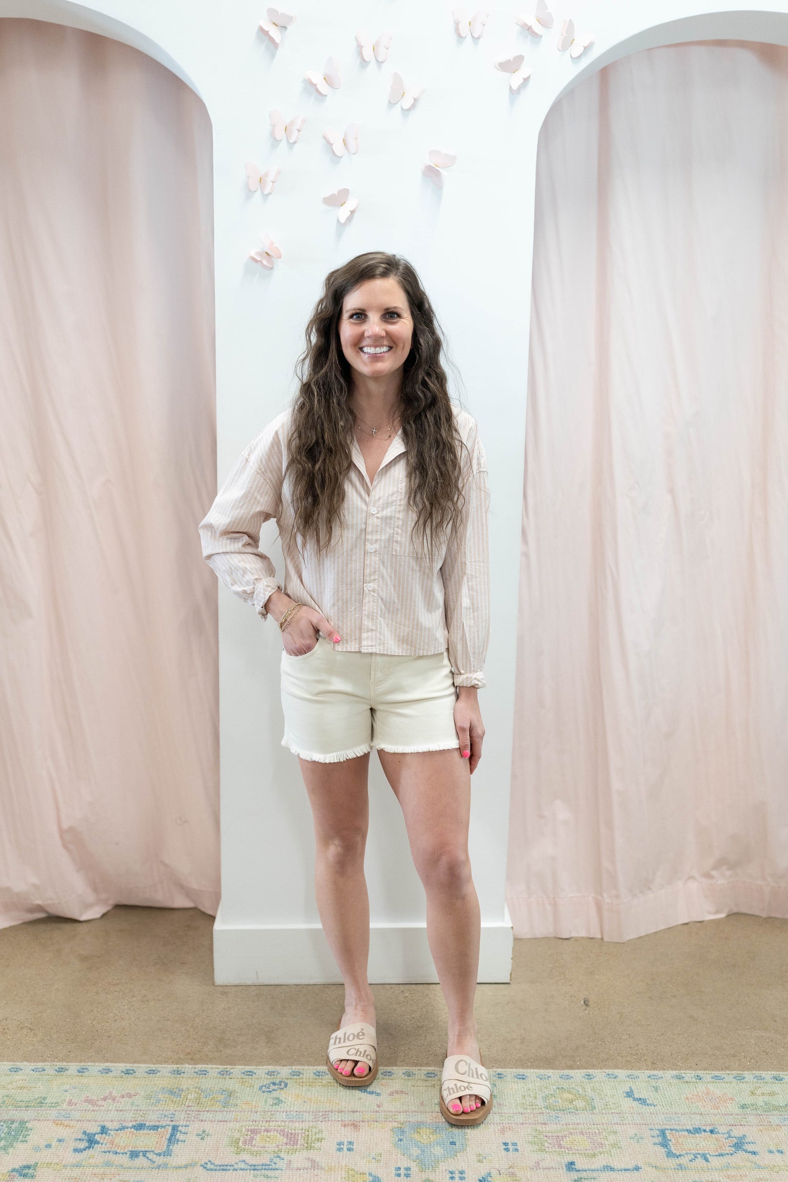 Adriana Mojave Stripe Top