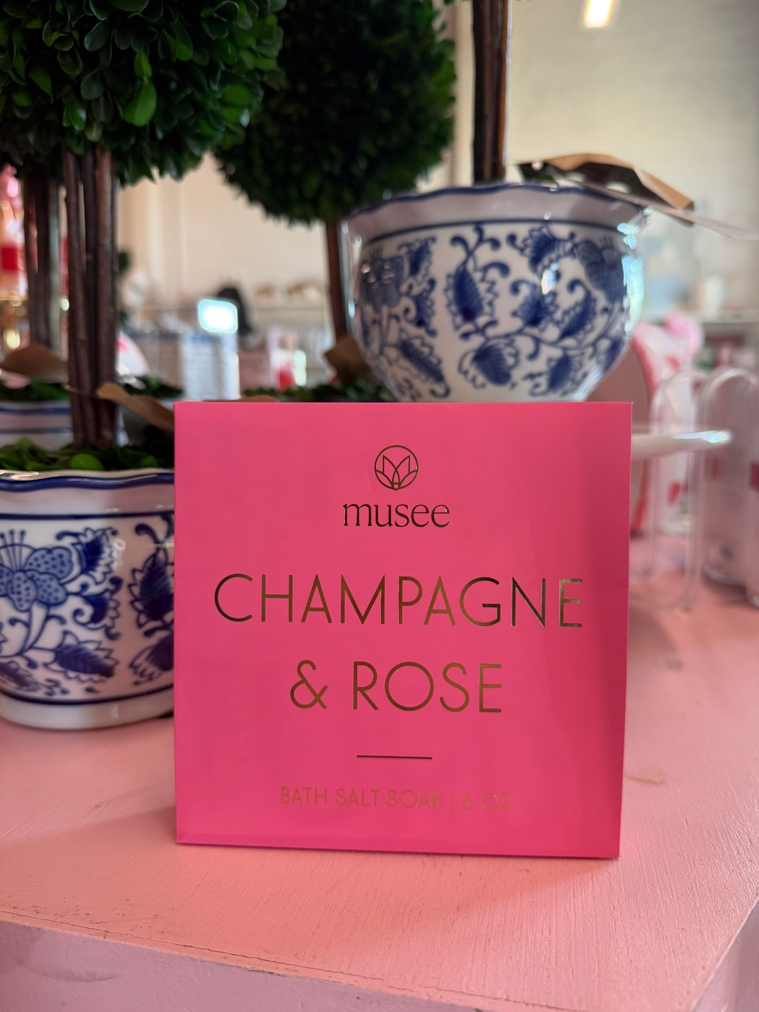 Champagne And Rose Mini Salt Soak