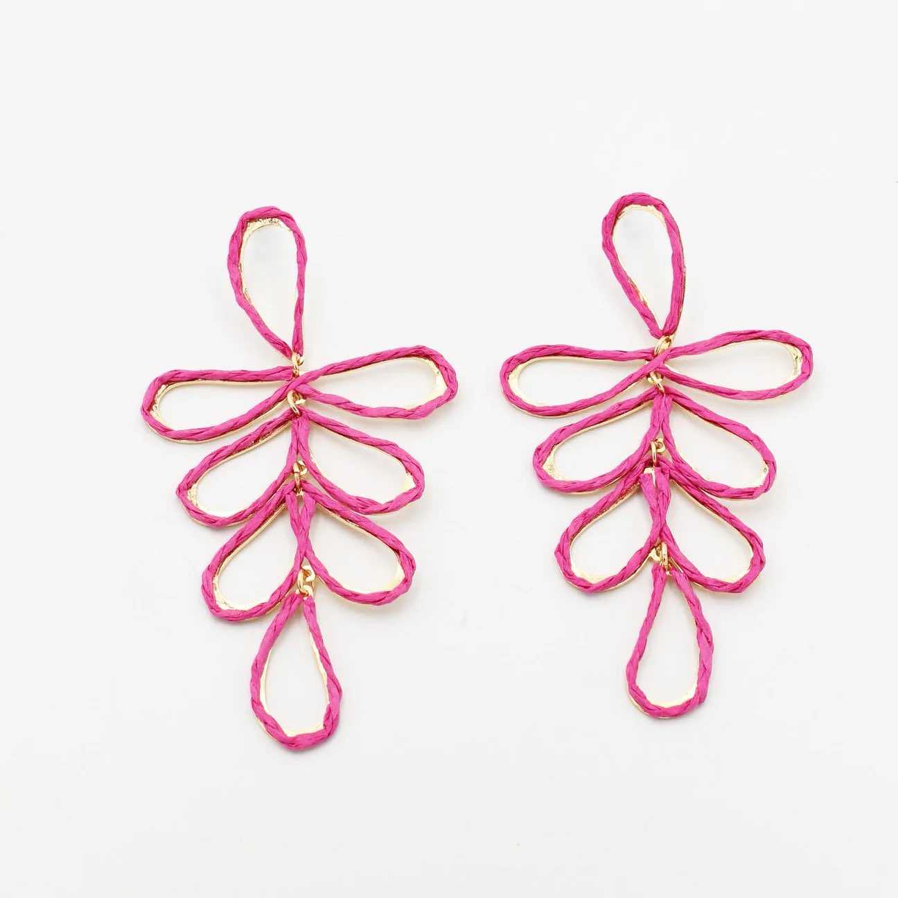Pink Tropical Earrings