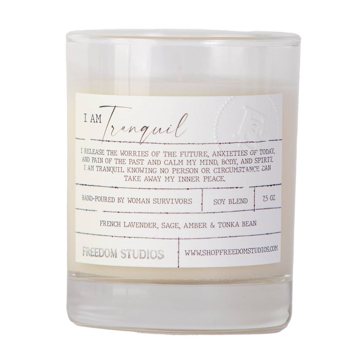 I Am Tranquil 75 oz Candle