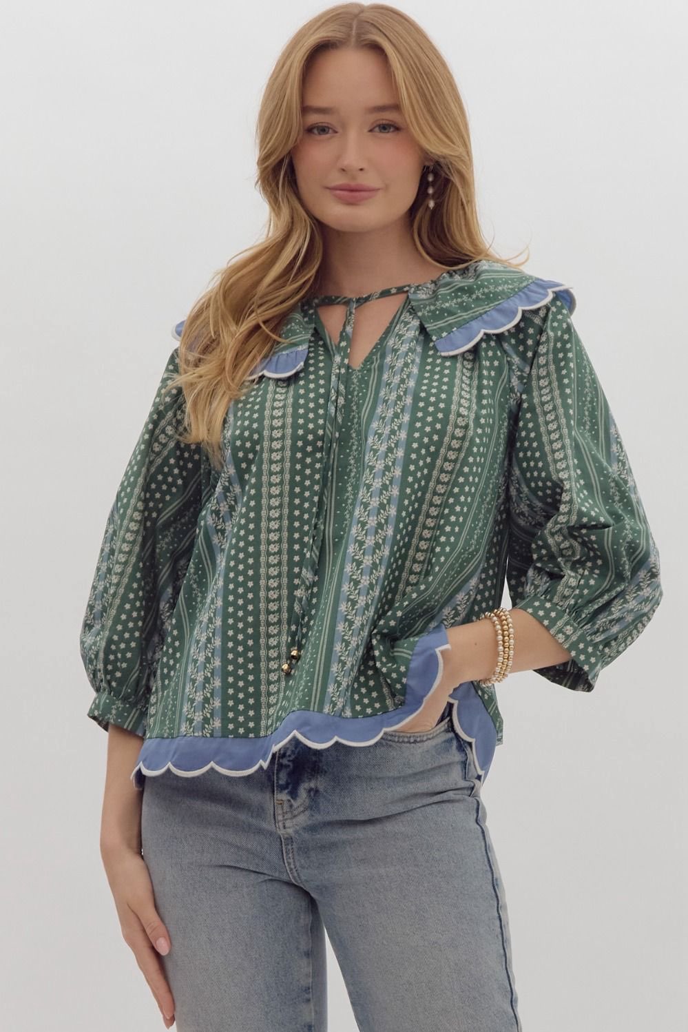 Lillian Ruffle Blouse