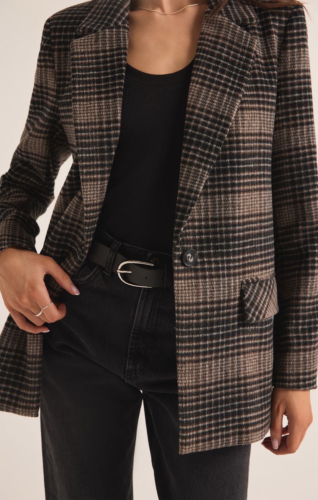 Kingston Relaxed Plaid Blazer | Z Supply