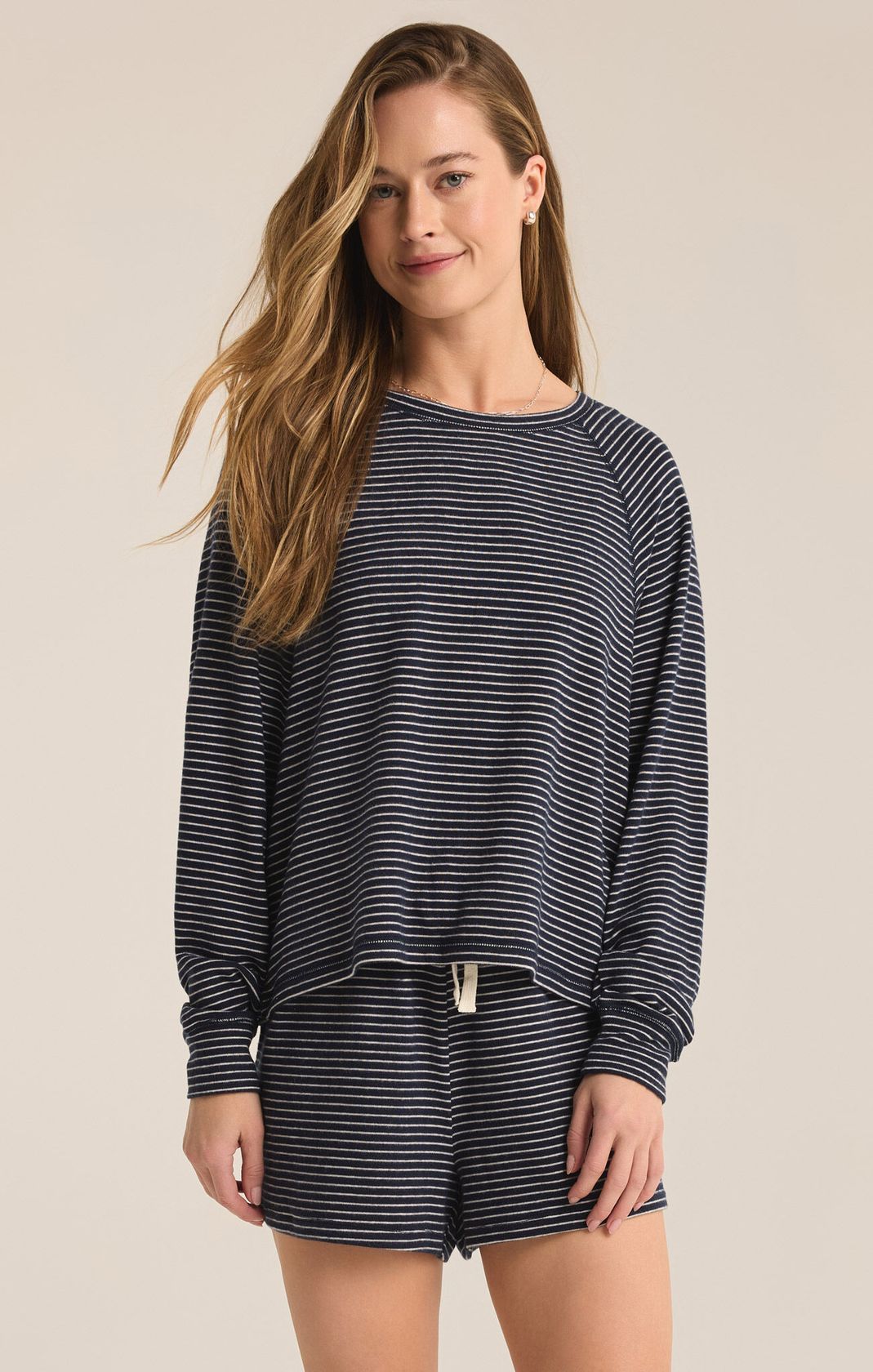 Z Supply Staying In Stripe Pj Top