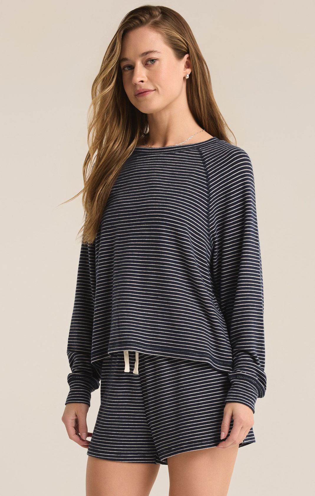 Z Supply Staying In Stripe Pj Top