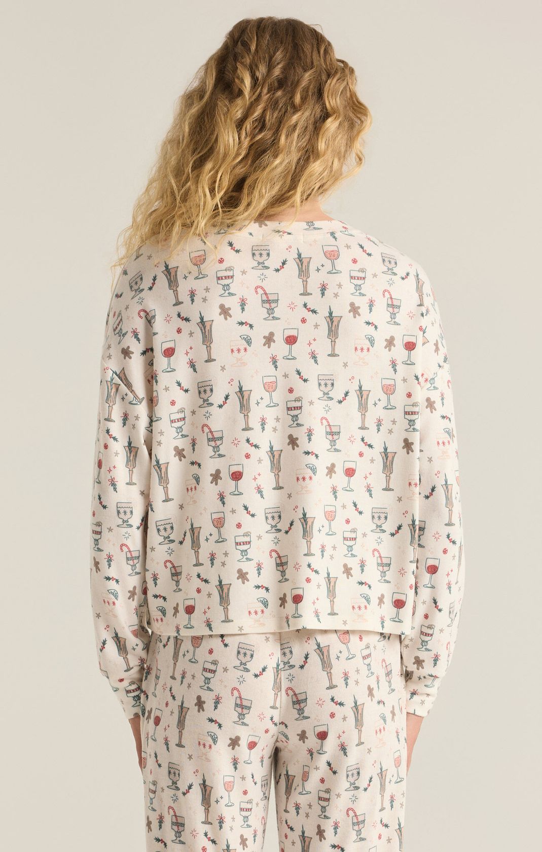 Holiday Spirits Pajama Top