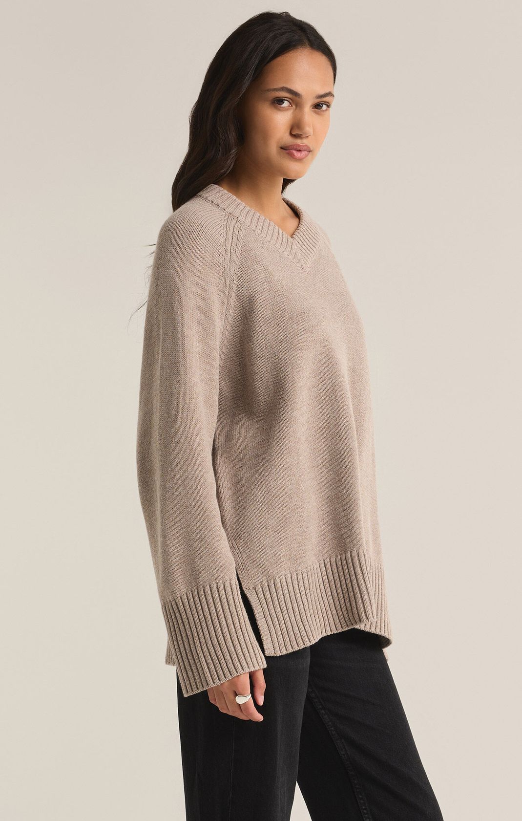 Boulevard V-Neck Sweater