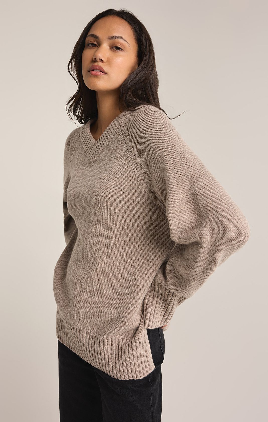 Boulevard V-Neck Sweater