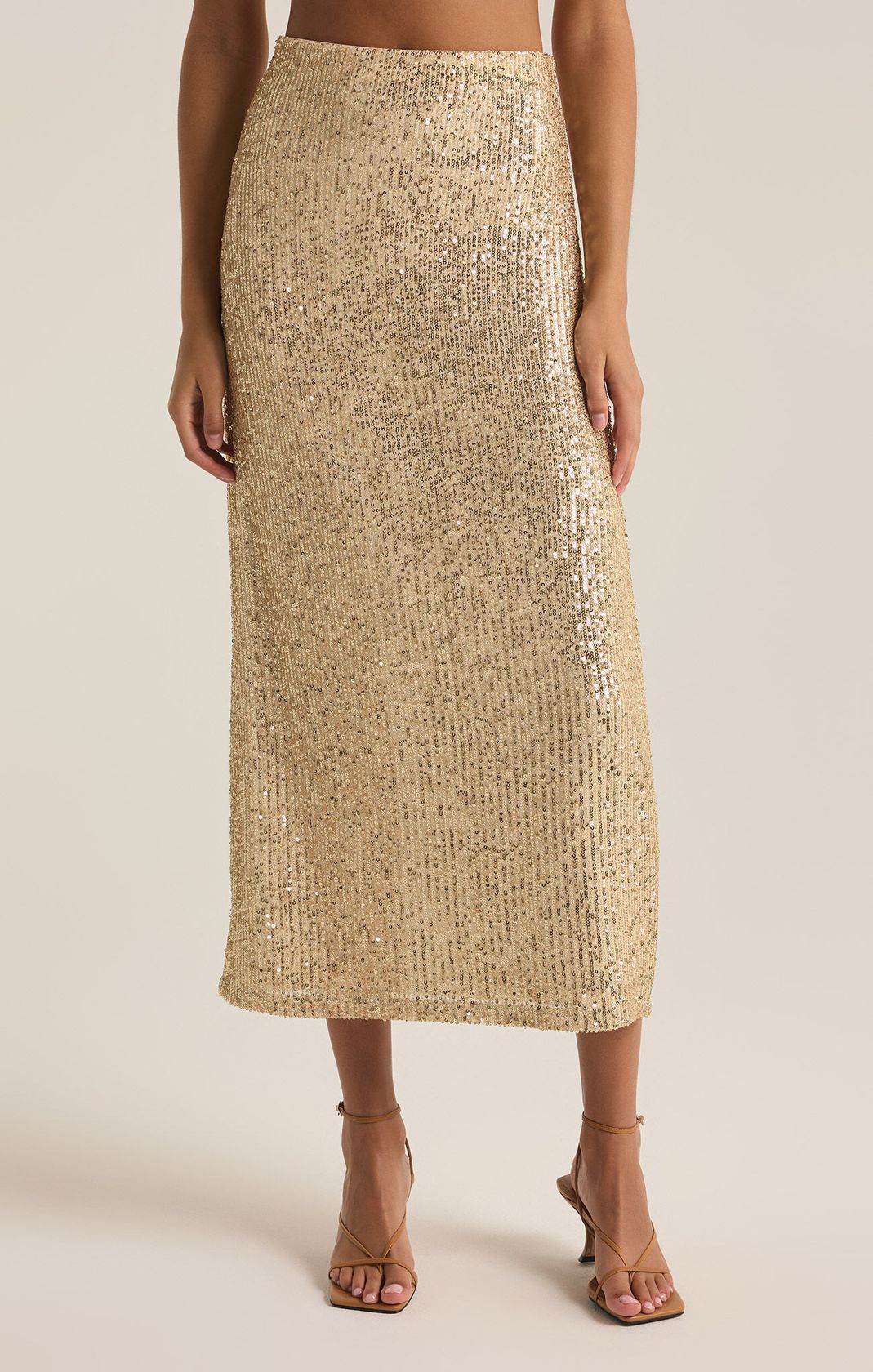 Saturn Sequin Midi Skirt