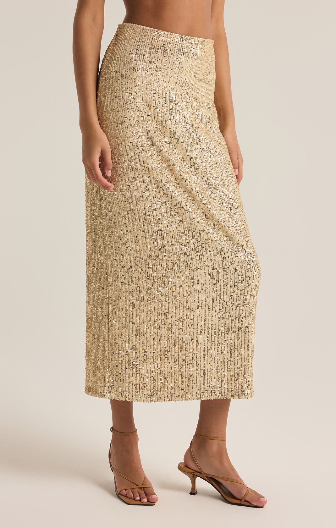 Saturn Sequin Midi Skirt