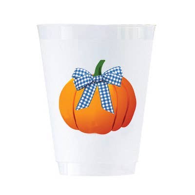 Pumpkin Shatterproof Cups, Set of 8