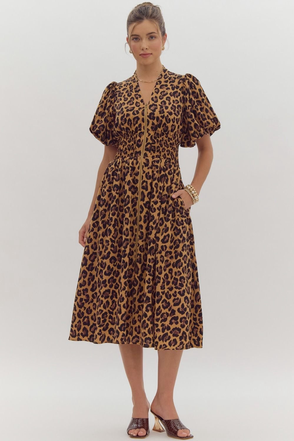 Leopard Midi Dress