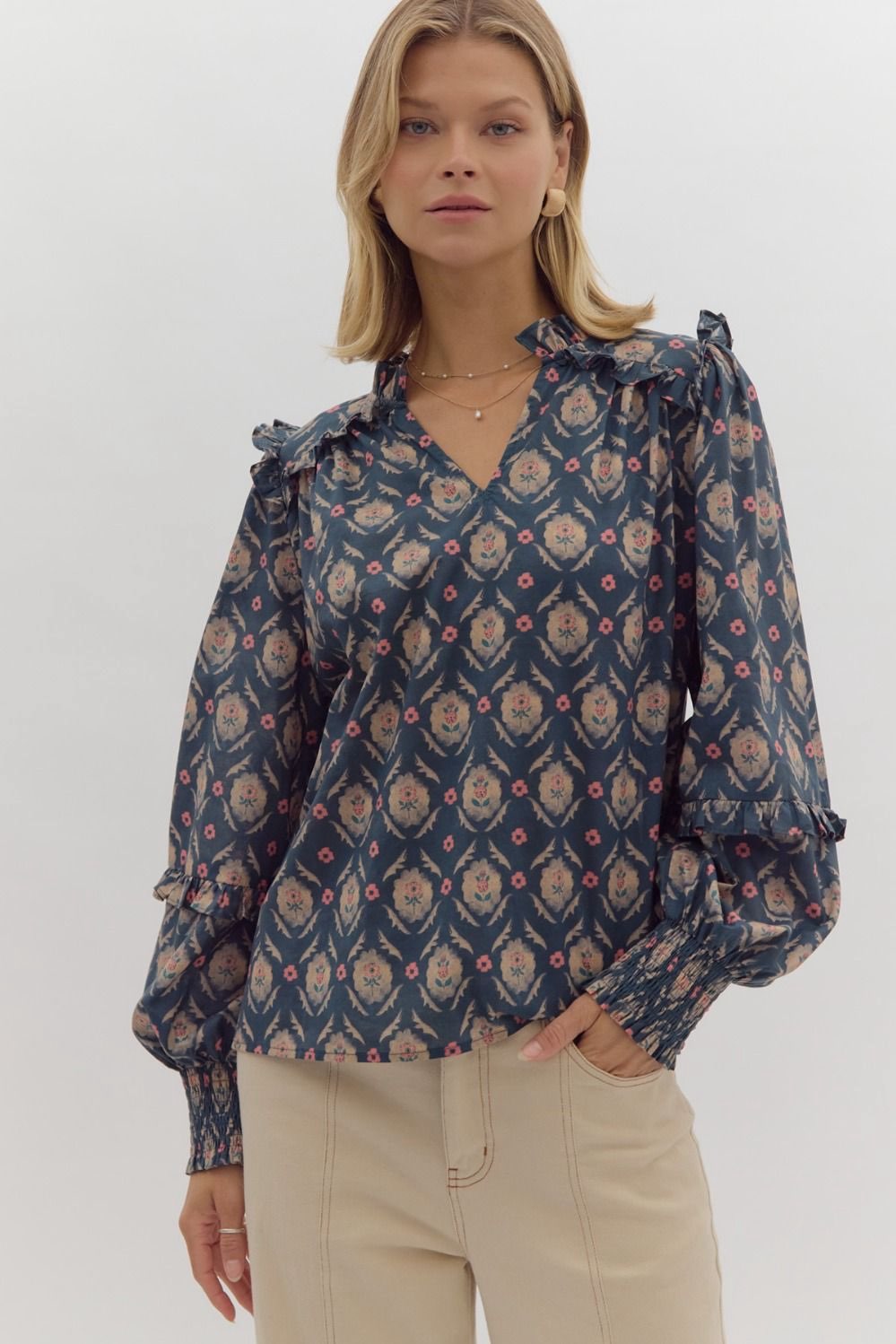 Evergreen Meadow Blouse