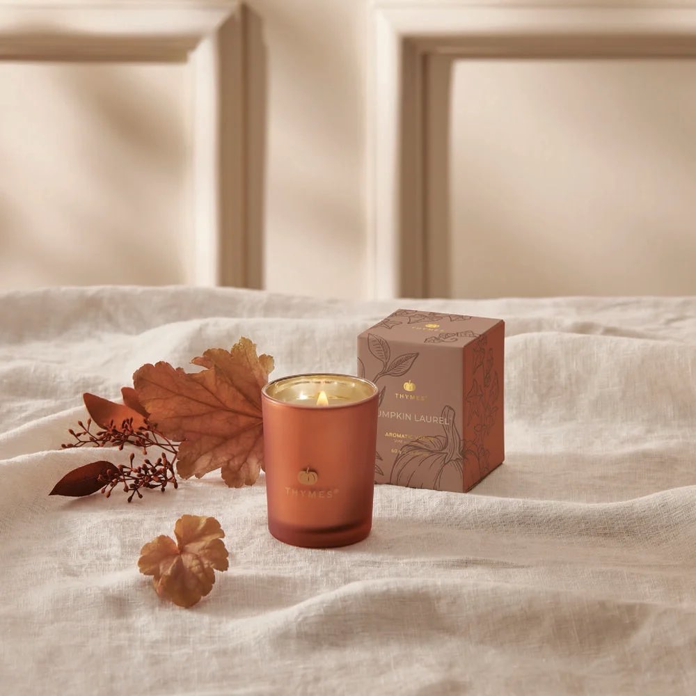 Pumpkin Laurel Votive Candle