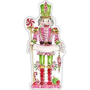 Pink Peppermint Nutcracker Name Tags