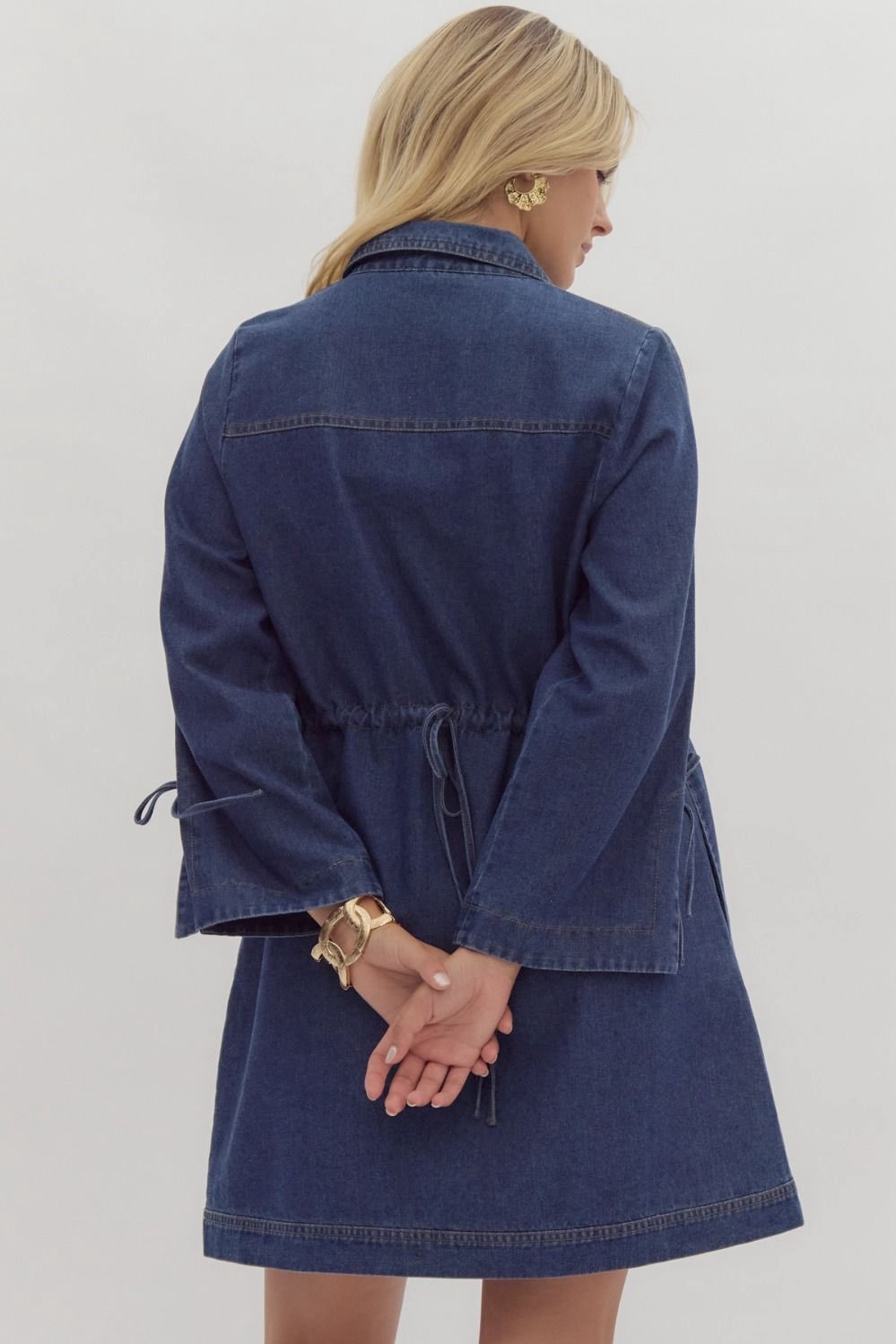 Darcy Denim Tie Dress