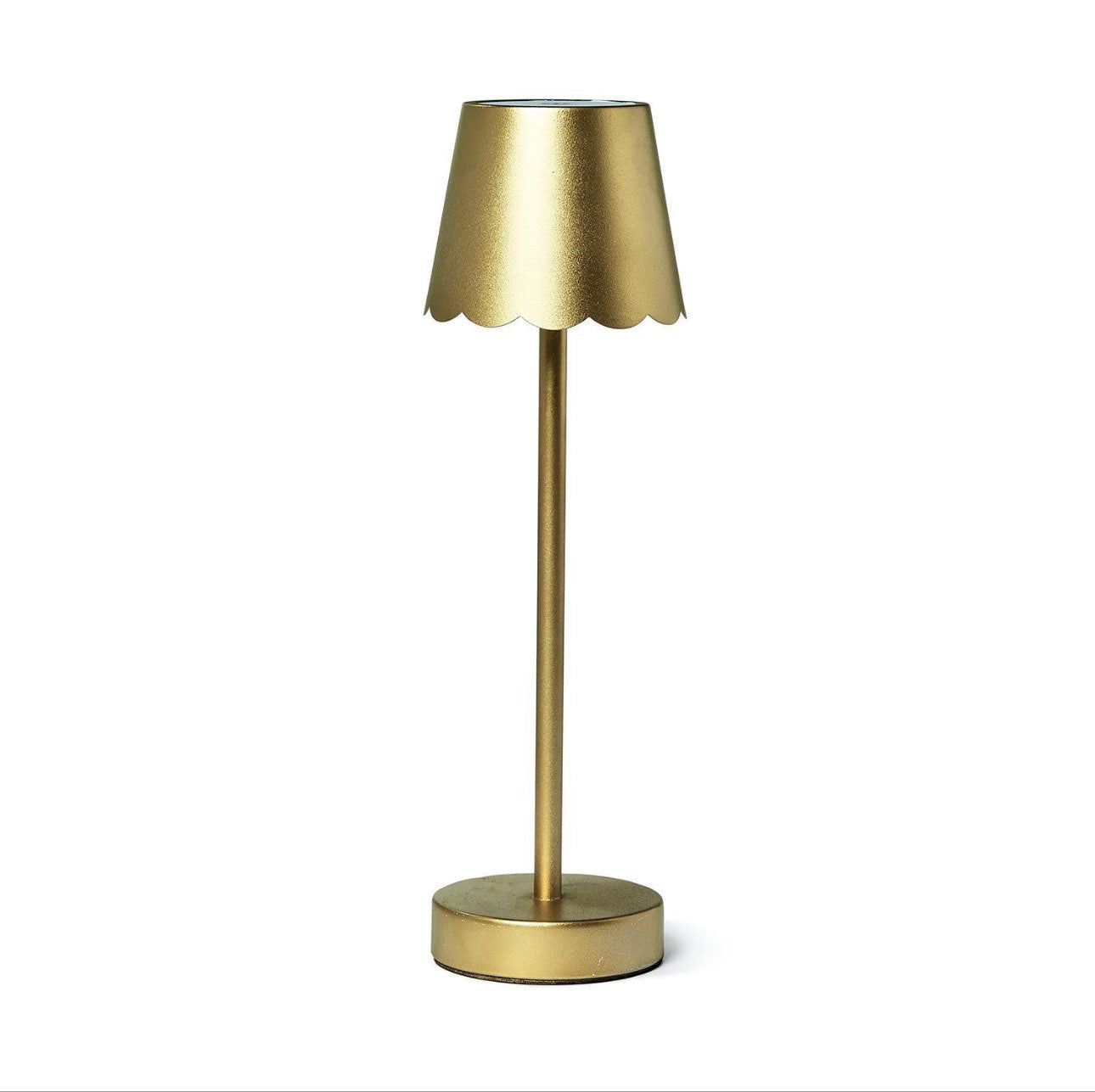 Table Lamp w/ Scalloped Edge Shade