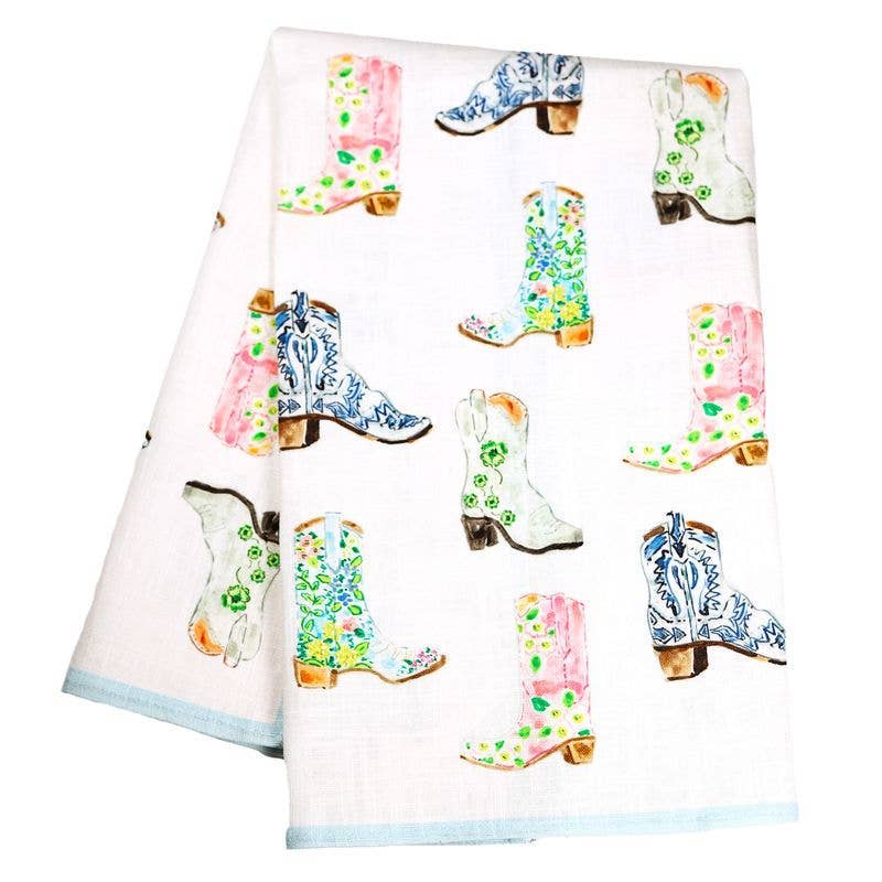 Kitchen Rodeo Cotton Linen Tea Towel