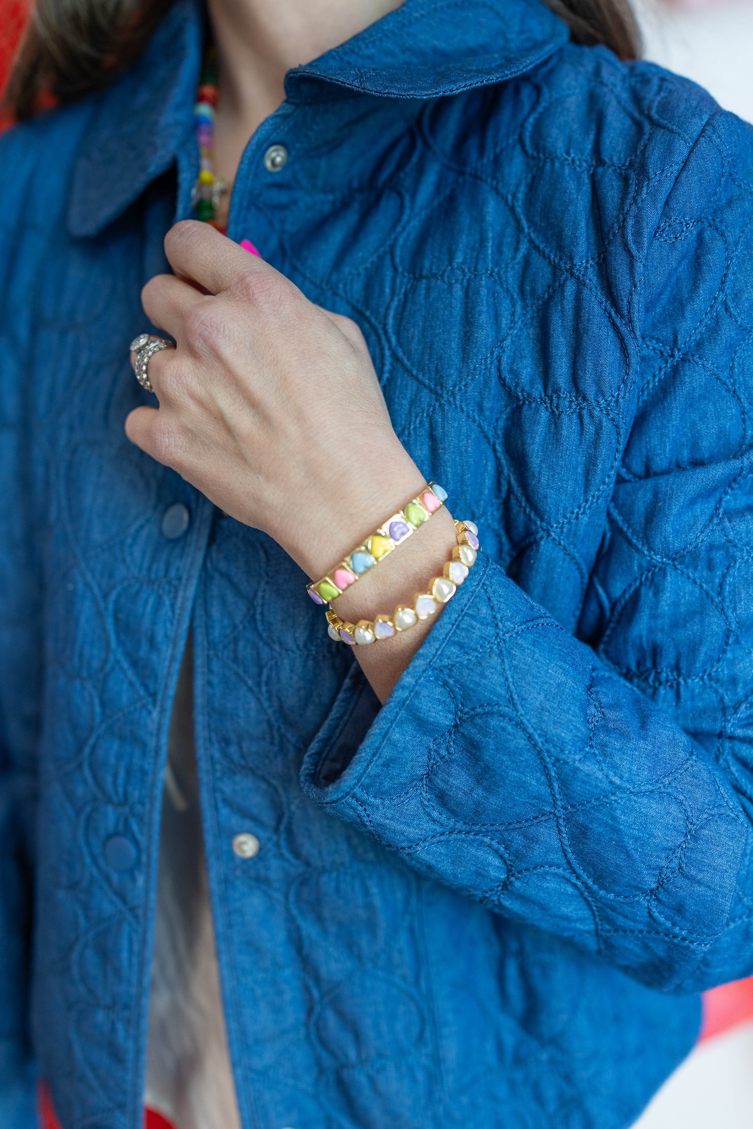 Colorful Heart Bracelet