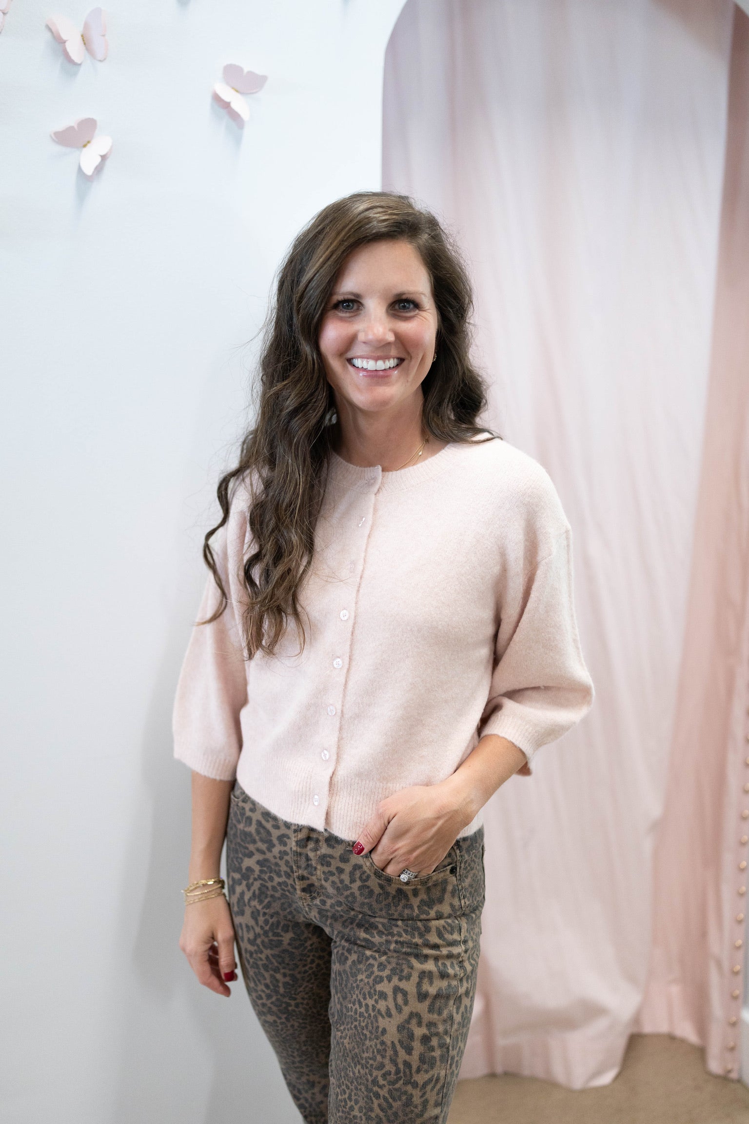Soft Blush Valor Cardigan