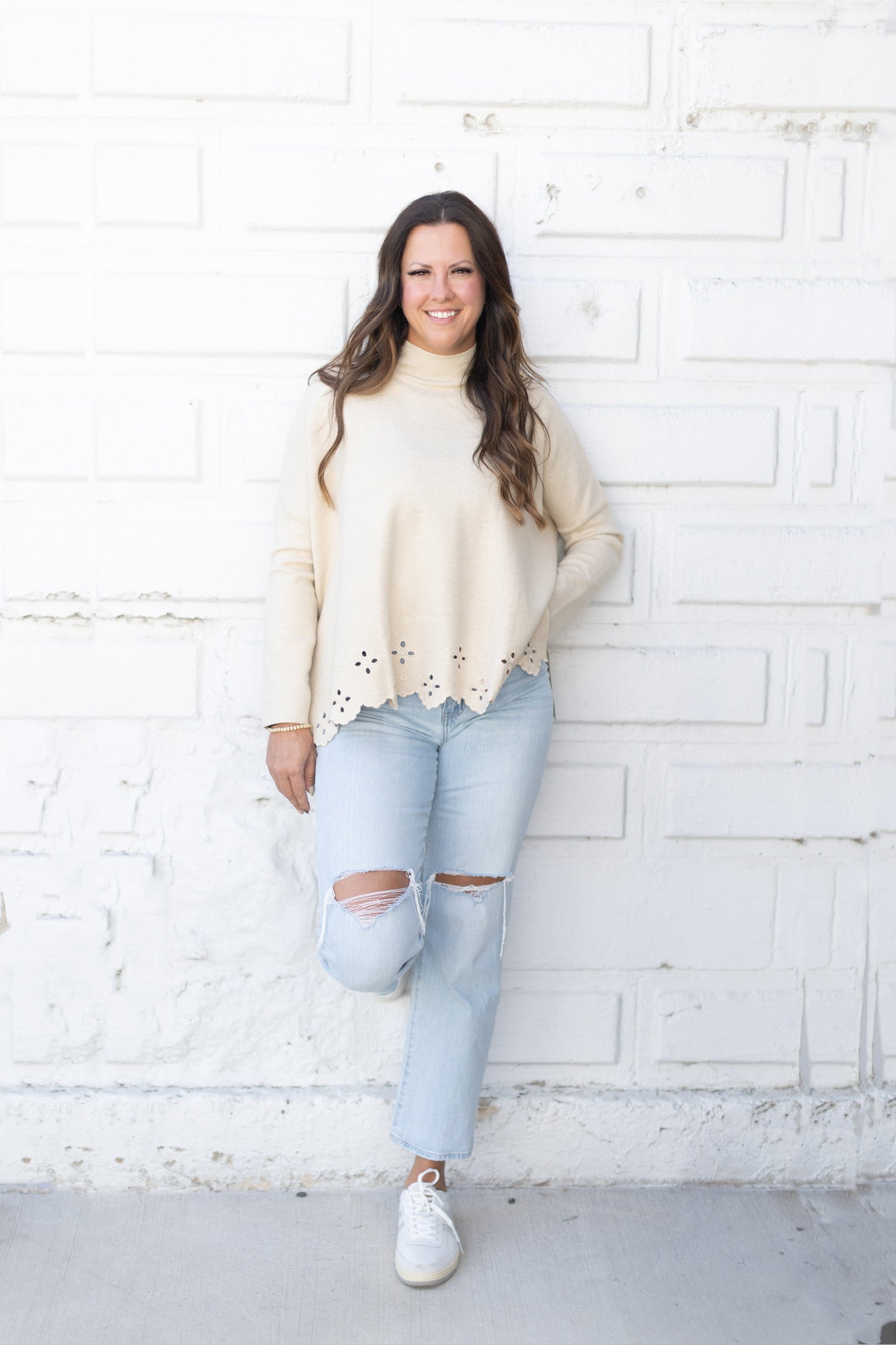 Jackie Oatmeal Sweater