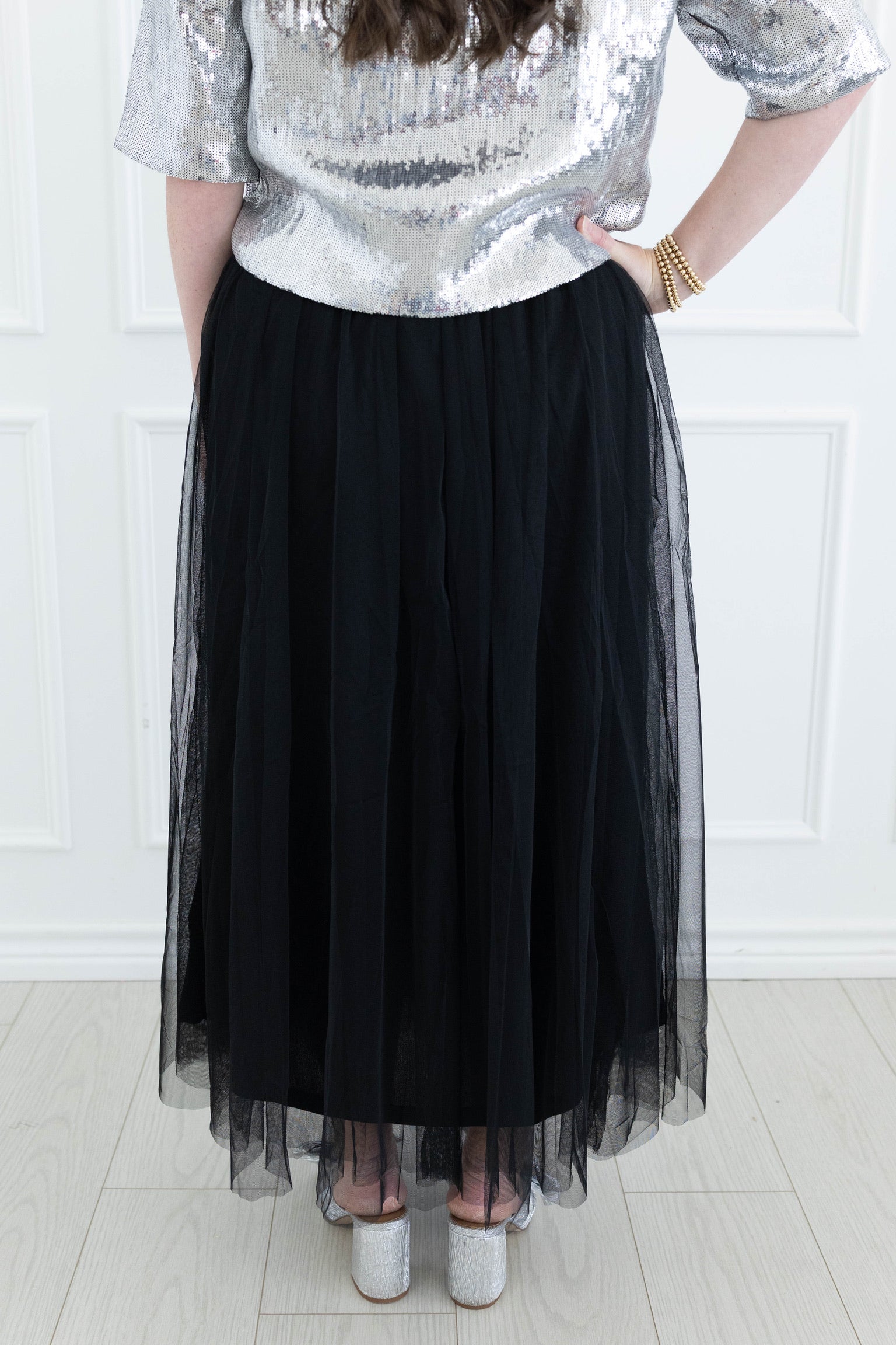 Cassidy Black Tulle Skirt