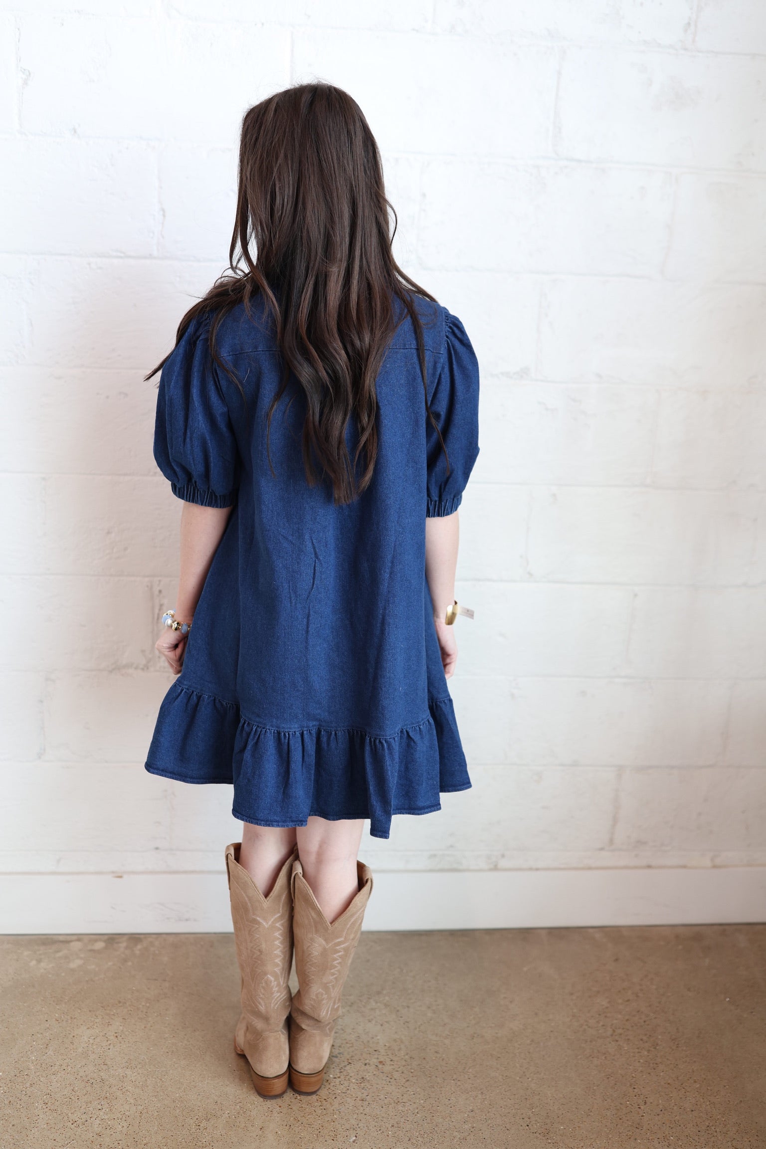 Jamie Denim Button Down Dress