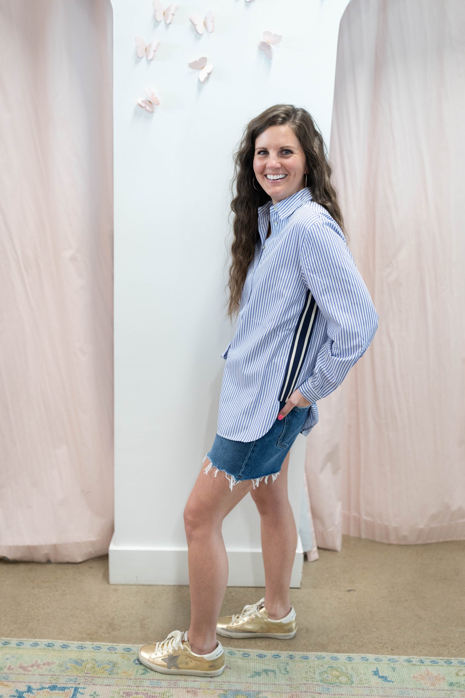 Leah Stripe Top
