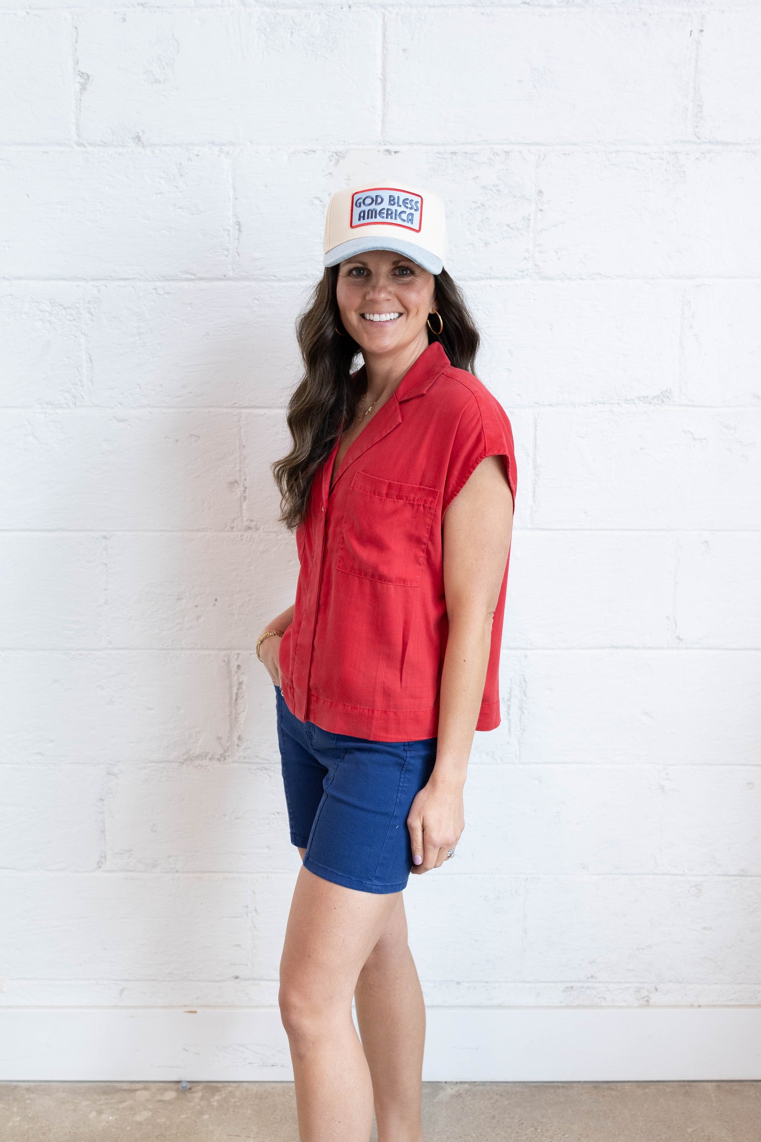 Red Cruz Top