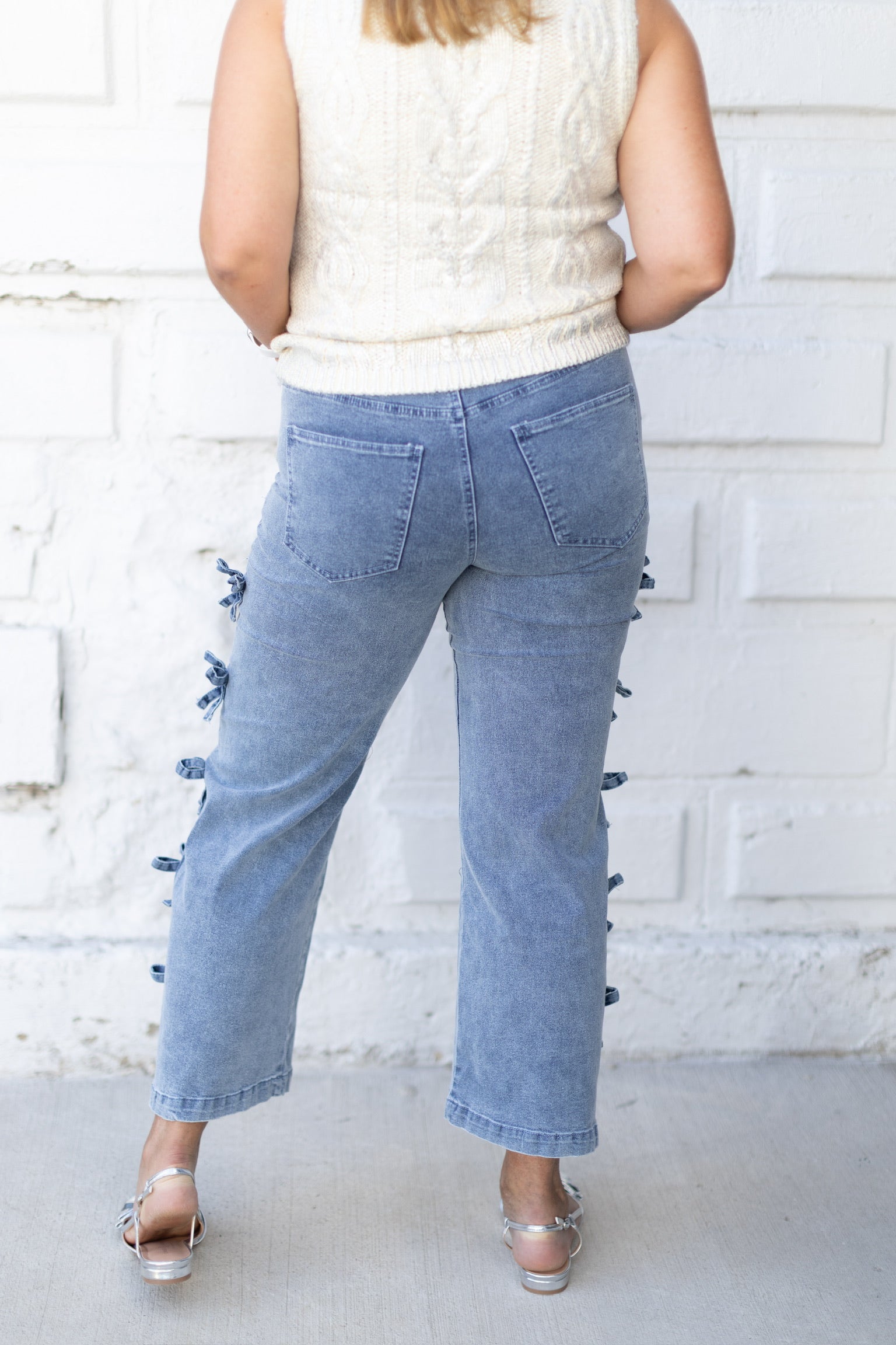 Bow Denim Jeans