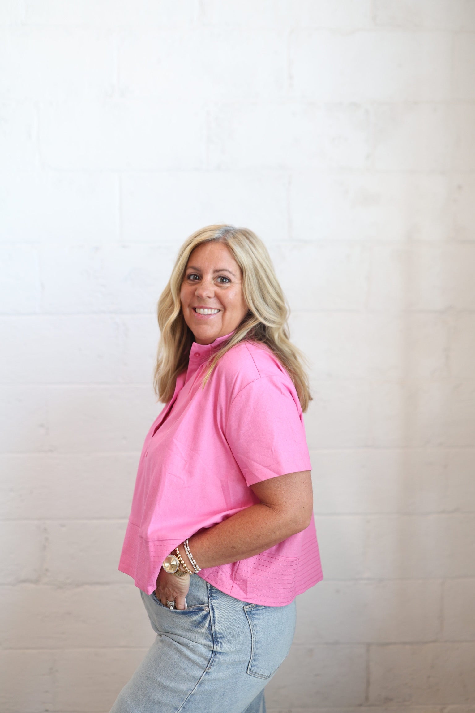 Posey Pink Blouse