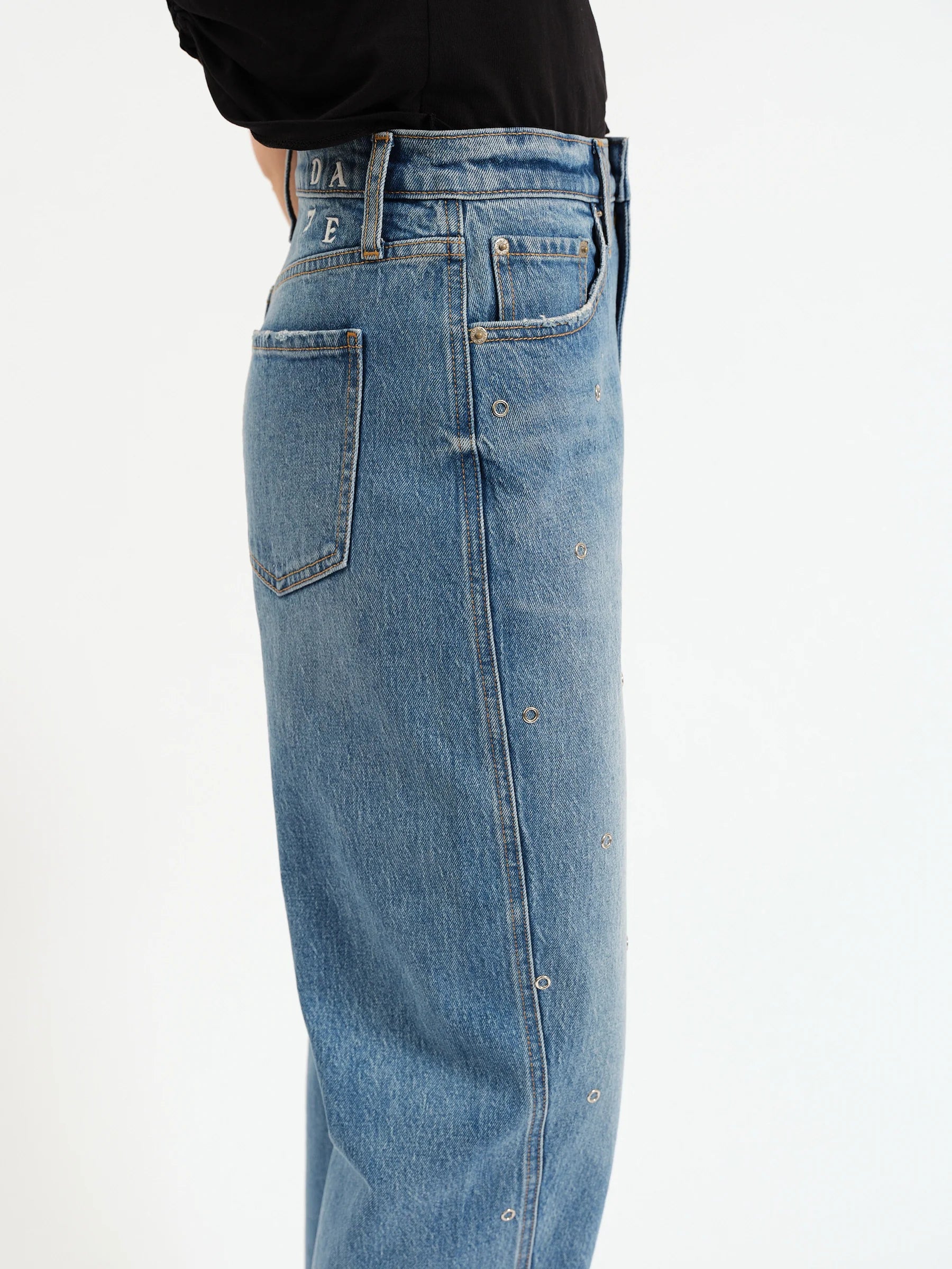 Westward High Rise Barrel Leg Jeans